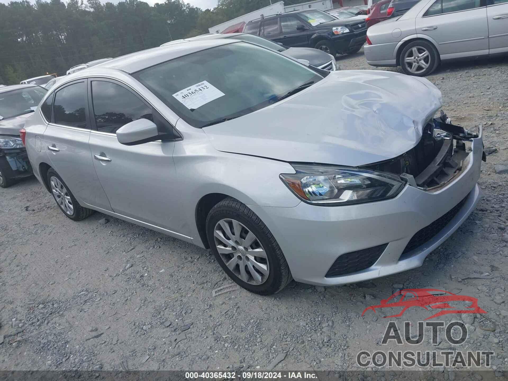 NISSAN SENTRA 2019 - 3N1AB7AP6KY451240