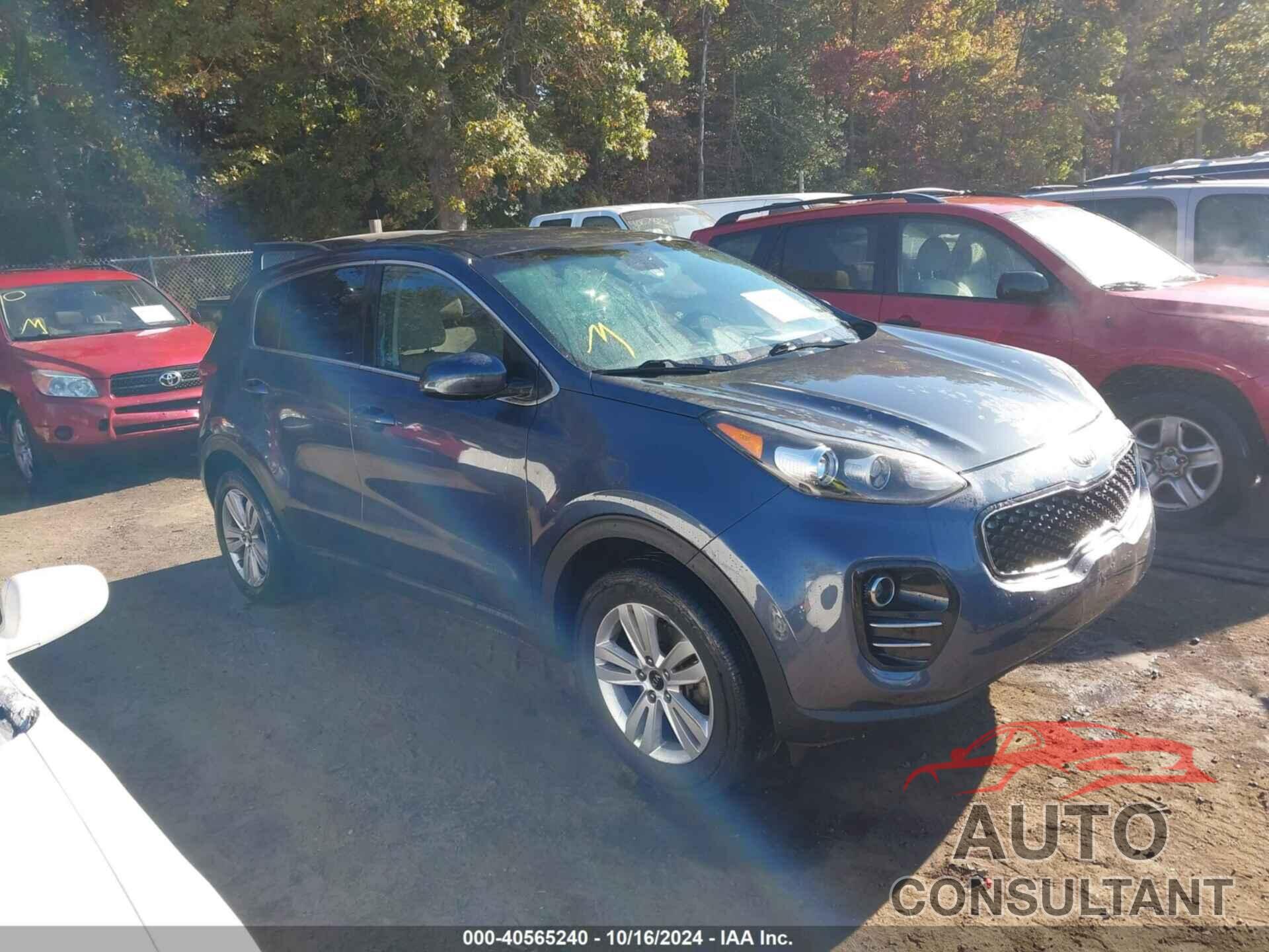 KIA SPORTAGE 2017 - KNDPMCACXH7124261