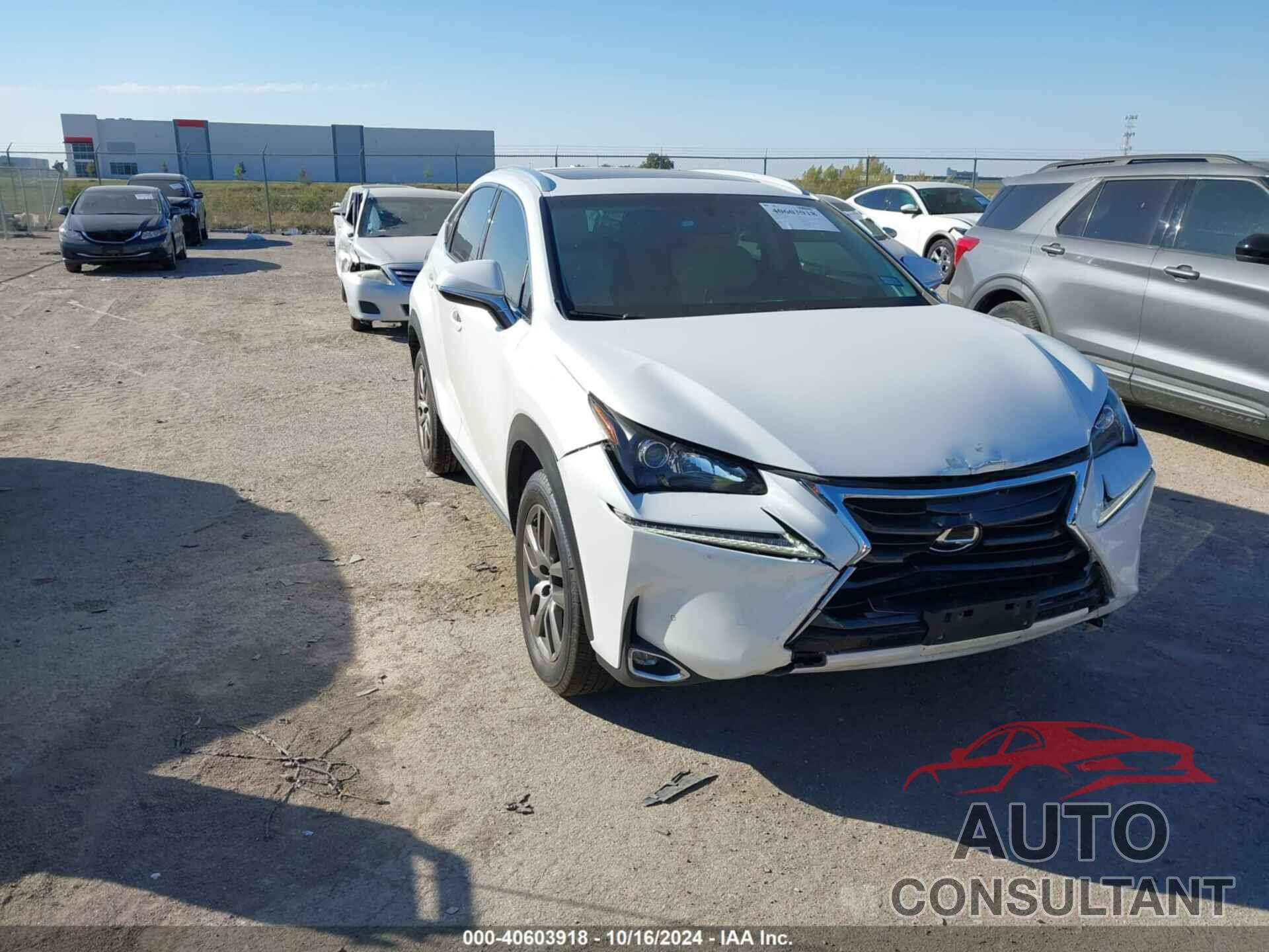 LEXUS NX 200T 2015 - JTJYARBZ4F2021556