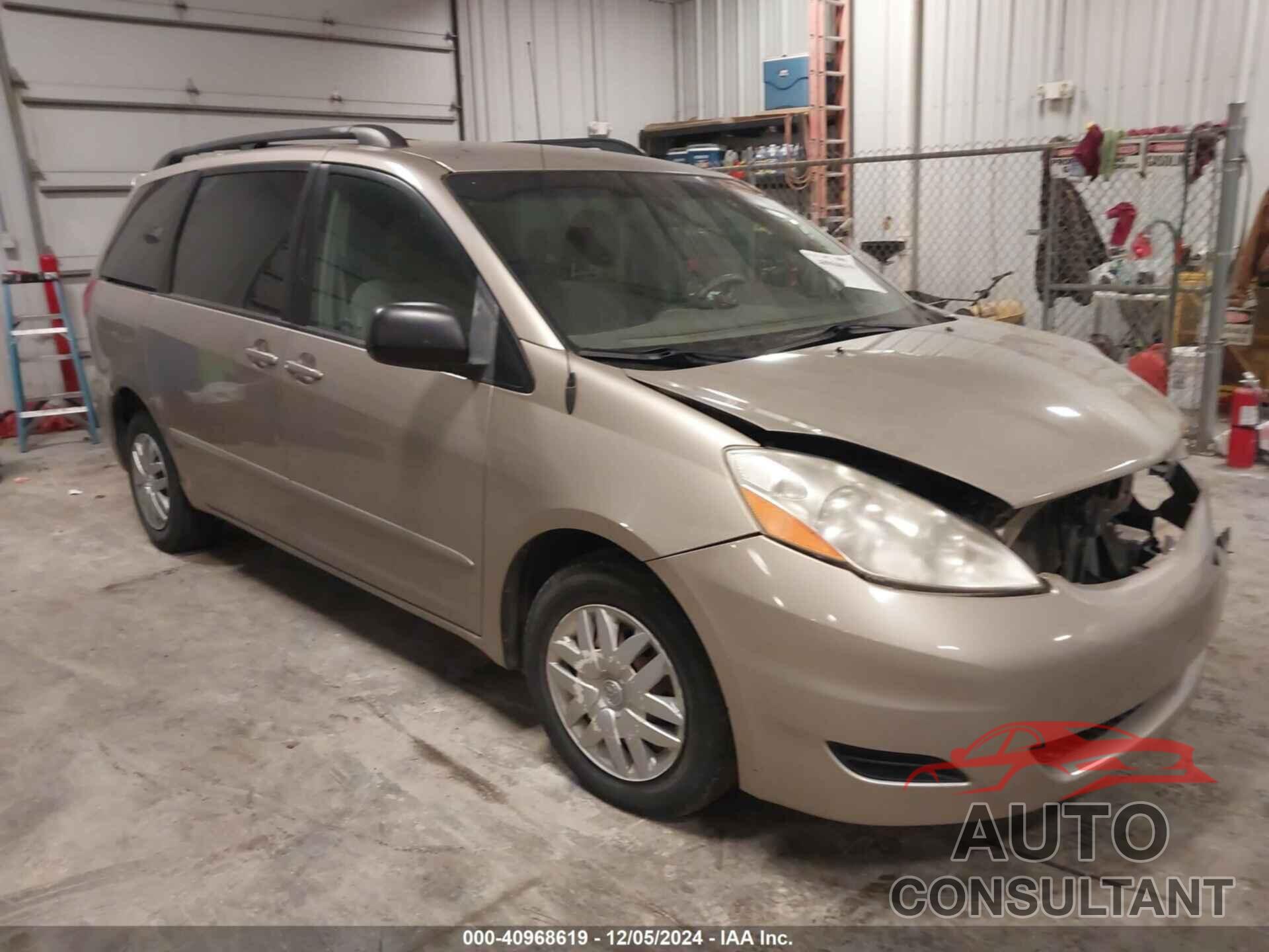 TOYOTA SIENNA 2009 - 5TDZK23C79S264779