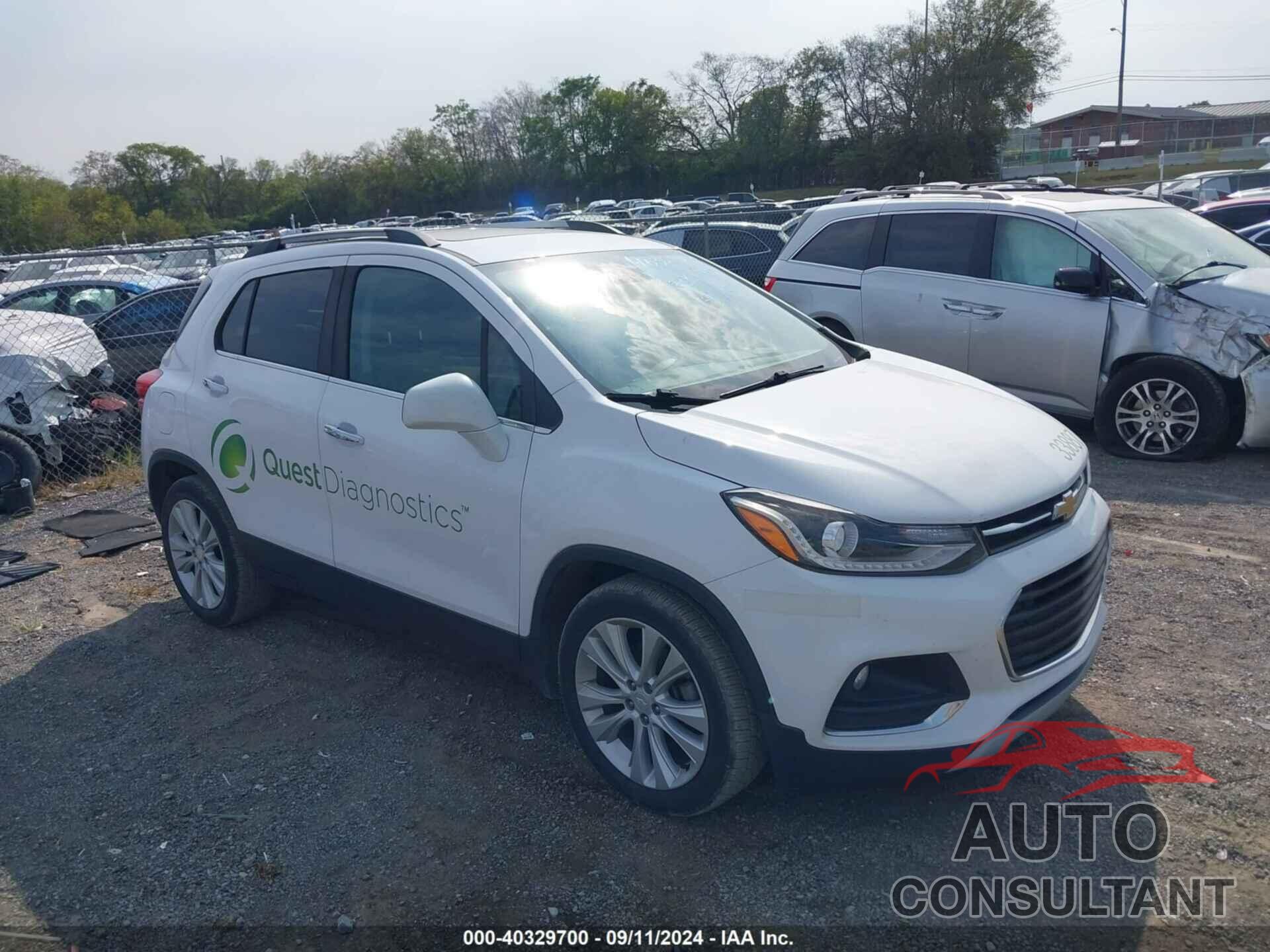 CHEVROLET TRAX 2018 - 3GNCJMSBXJL266878