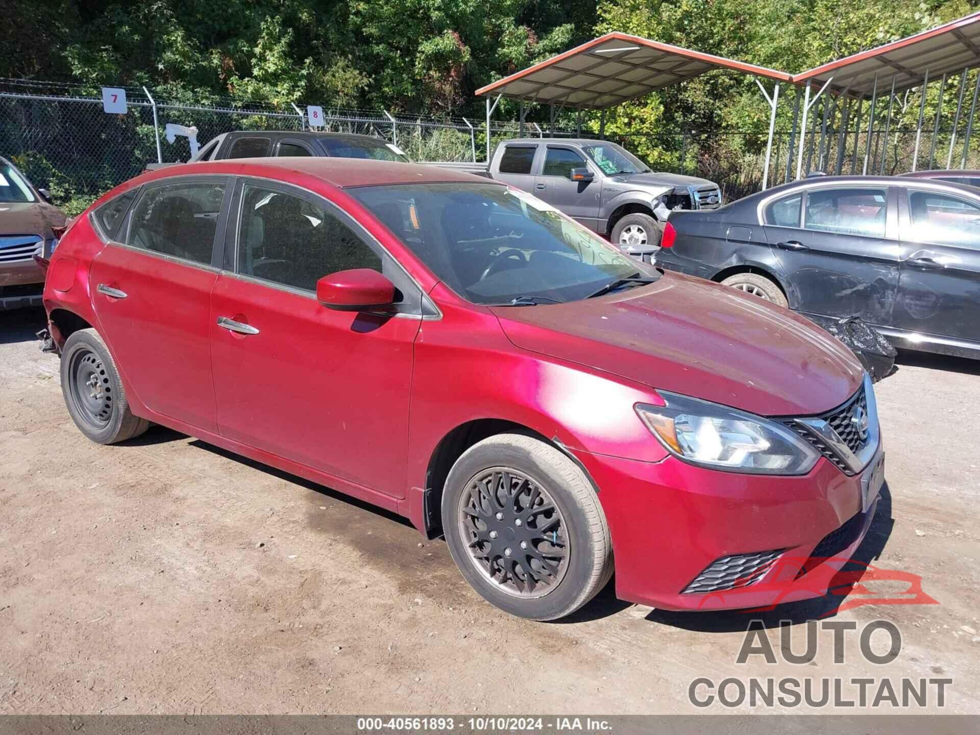 NISSAN SENTRA 2016 - 3N1AB7AP6GY249280