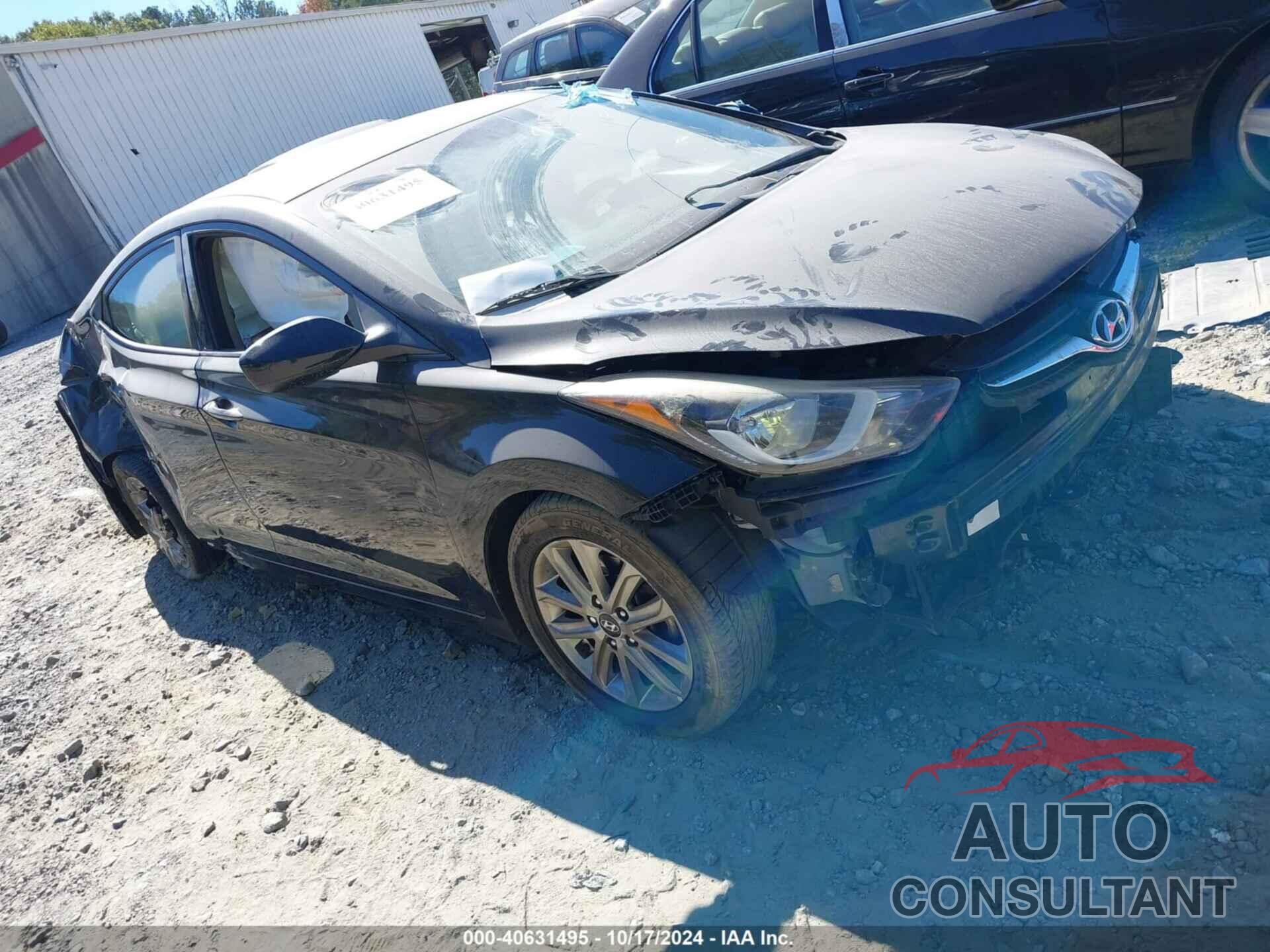 HYUNDAI ELANTRA 2016 - 5NPDH4AE4GH747237