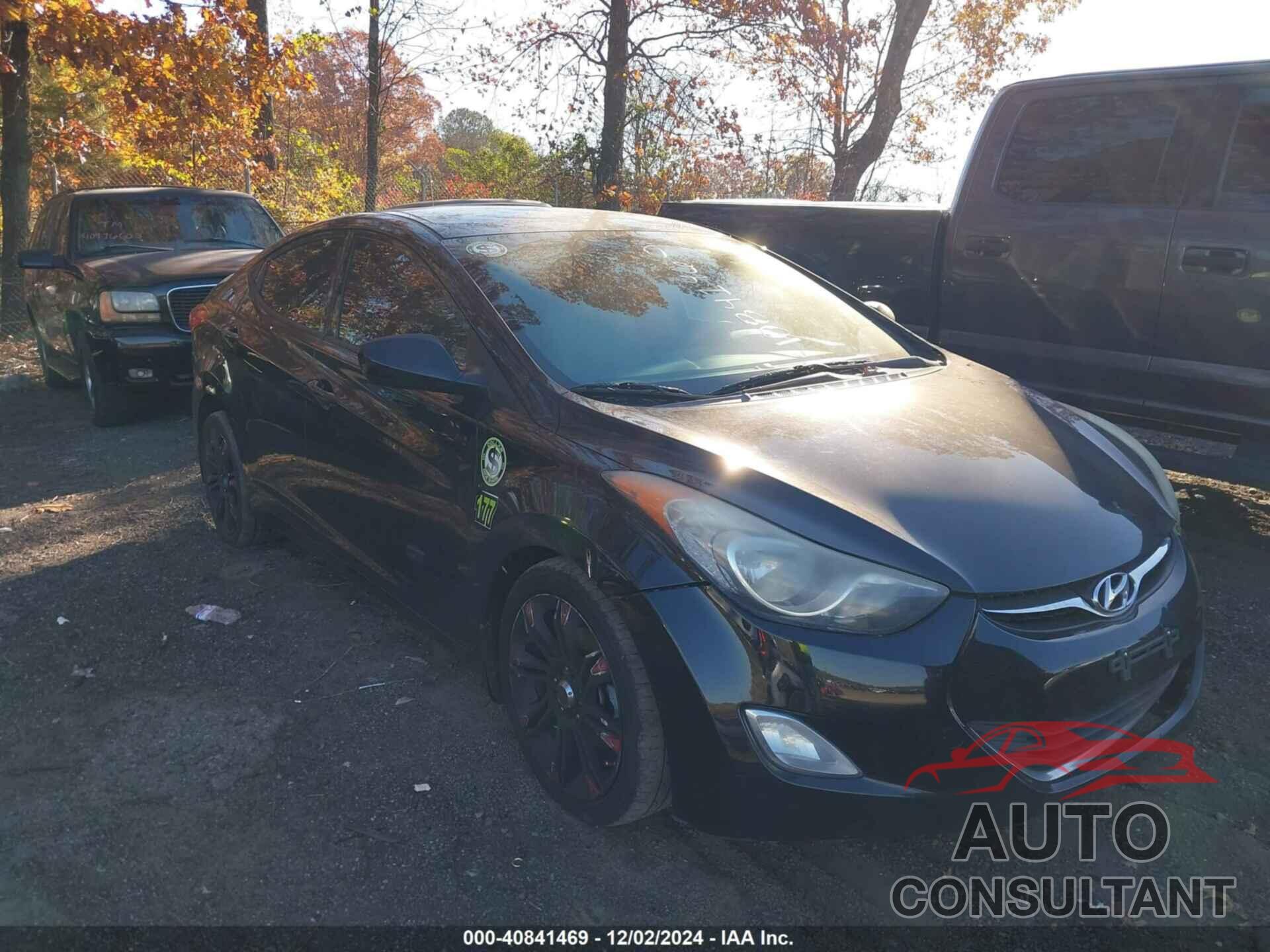 HYUNDAI ELANTRA 2013 - 5NPDH4AE3DH400980