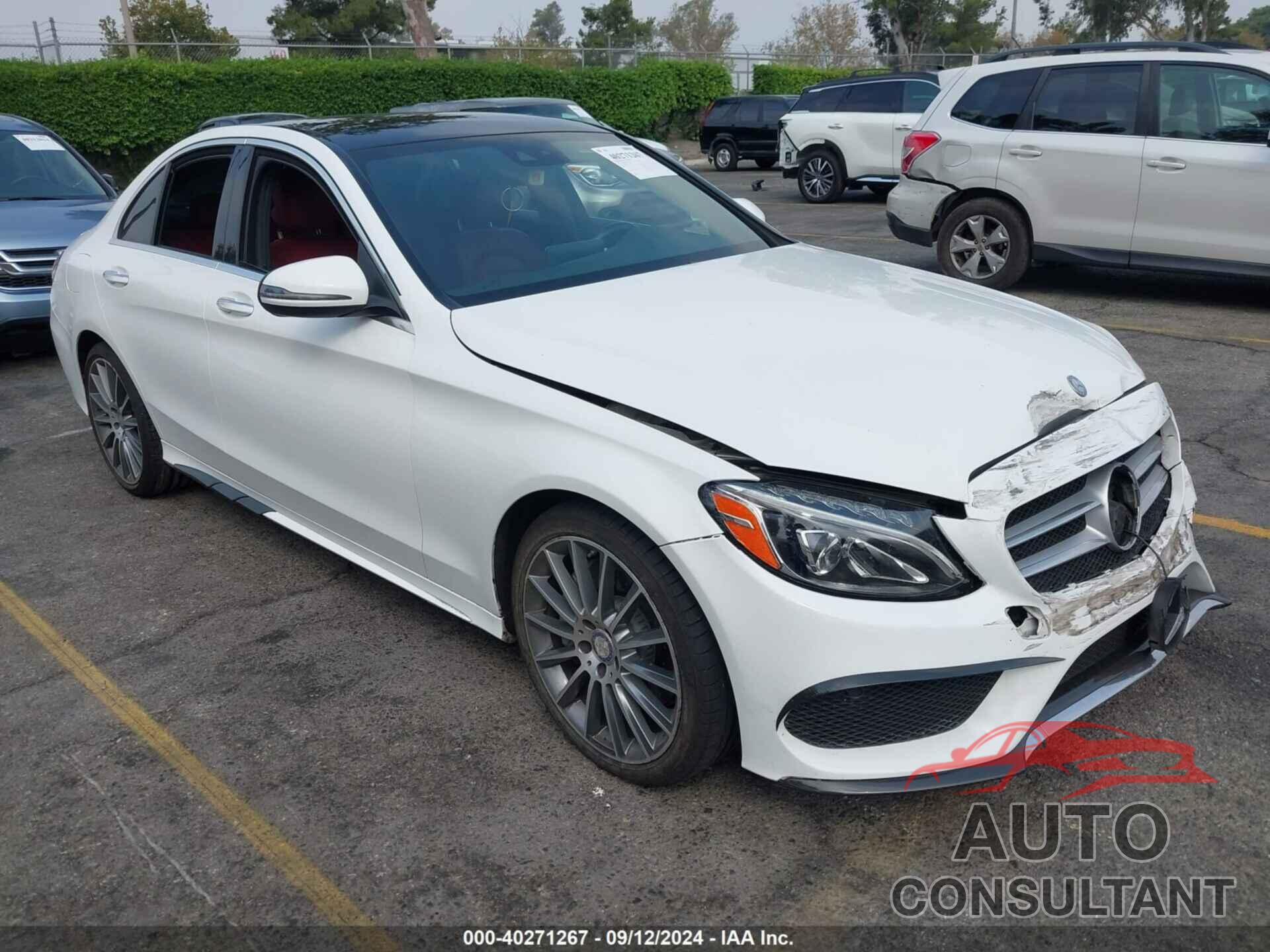 MERCEDES-BENZ C 300 2017 - 55SWF4JB1HU200963