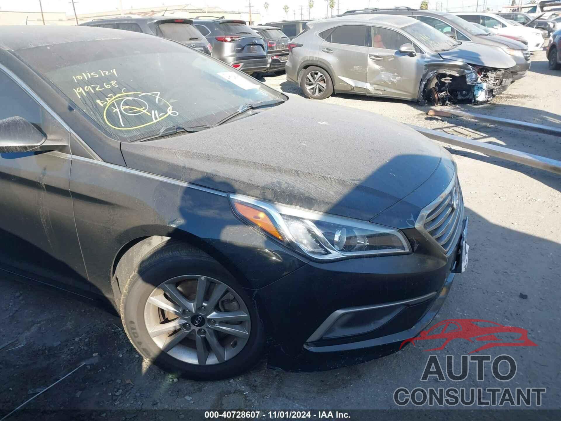 HYUNDAI SONATA 2016 - 5NPE24AFXGH383792