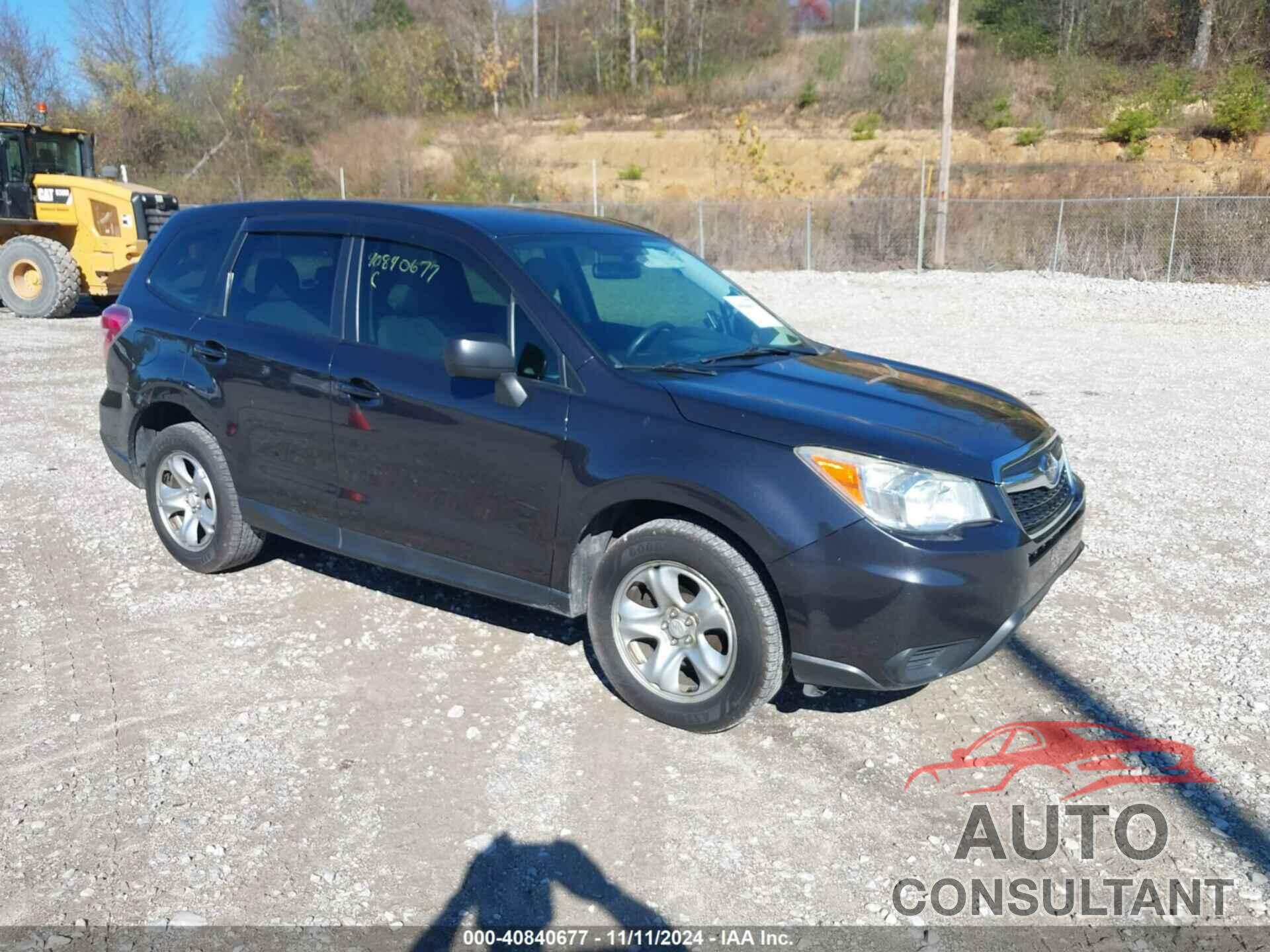 SUBARU FORESTER 2014 - JF2SJAAC4EH455528