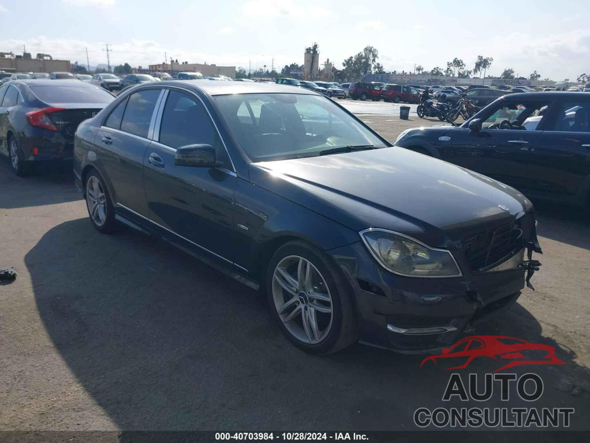 MERCEDES-BENZ C 250 2012 - WDDGF4HB3CR239669