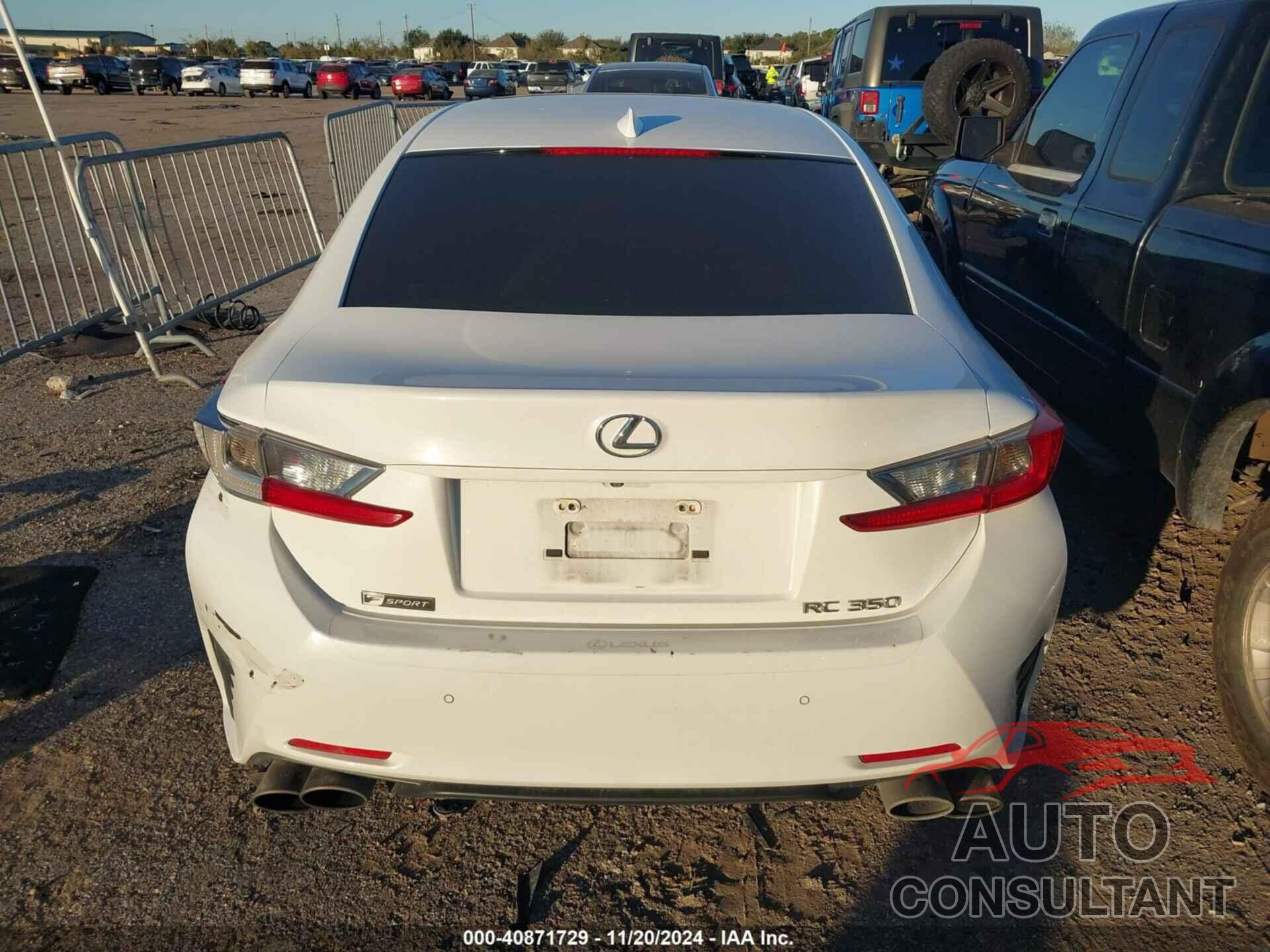 LEXUS RC 350 2017 - JTHHE5BC5H5016572