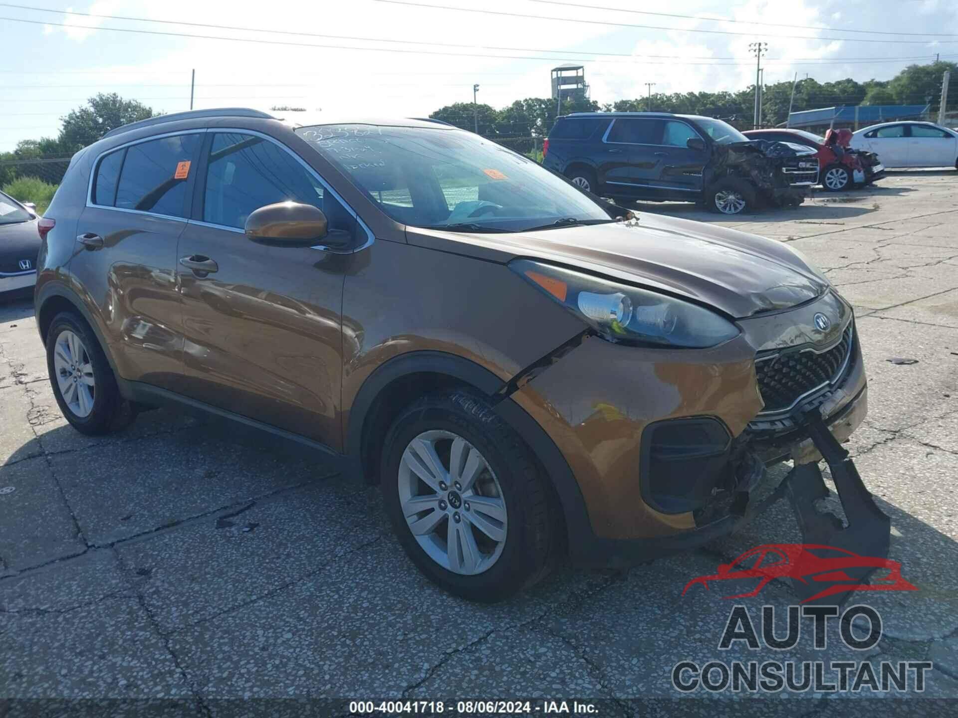 KIA SPORTAGE 2017 - KNDPM3AC9H7053232