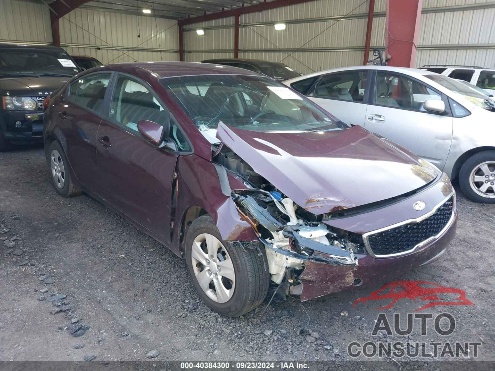 KIA FORTE 2017 - 3KPFL4A78HE145665