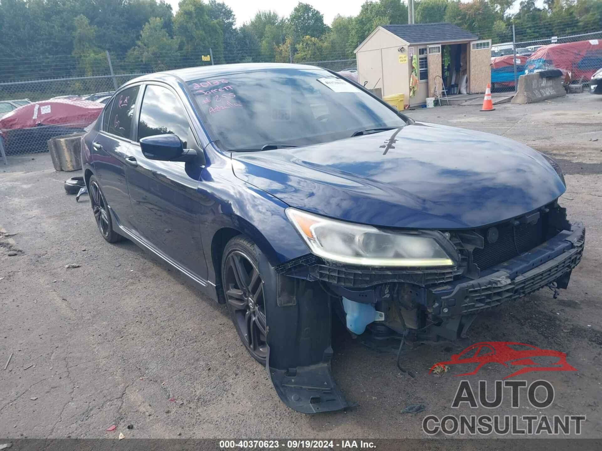 HONDA ACCORD 2016 - 1HGCR2F52GA038143