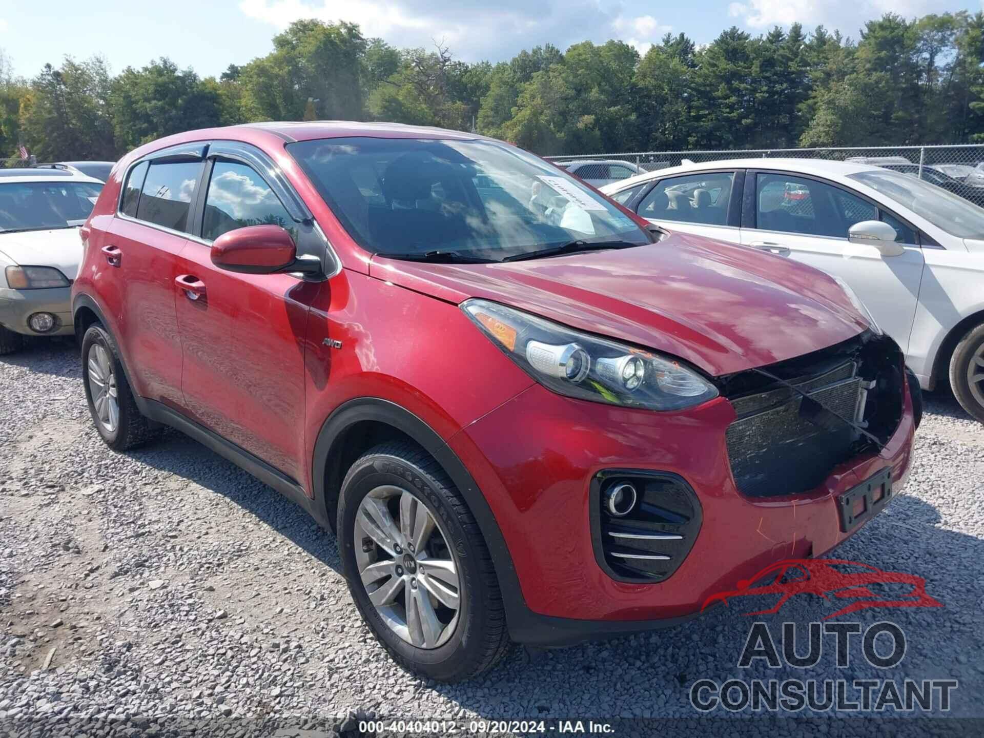 KIA SPORTAGE 2018 - KNDPMCAC2J7419490