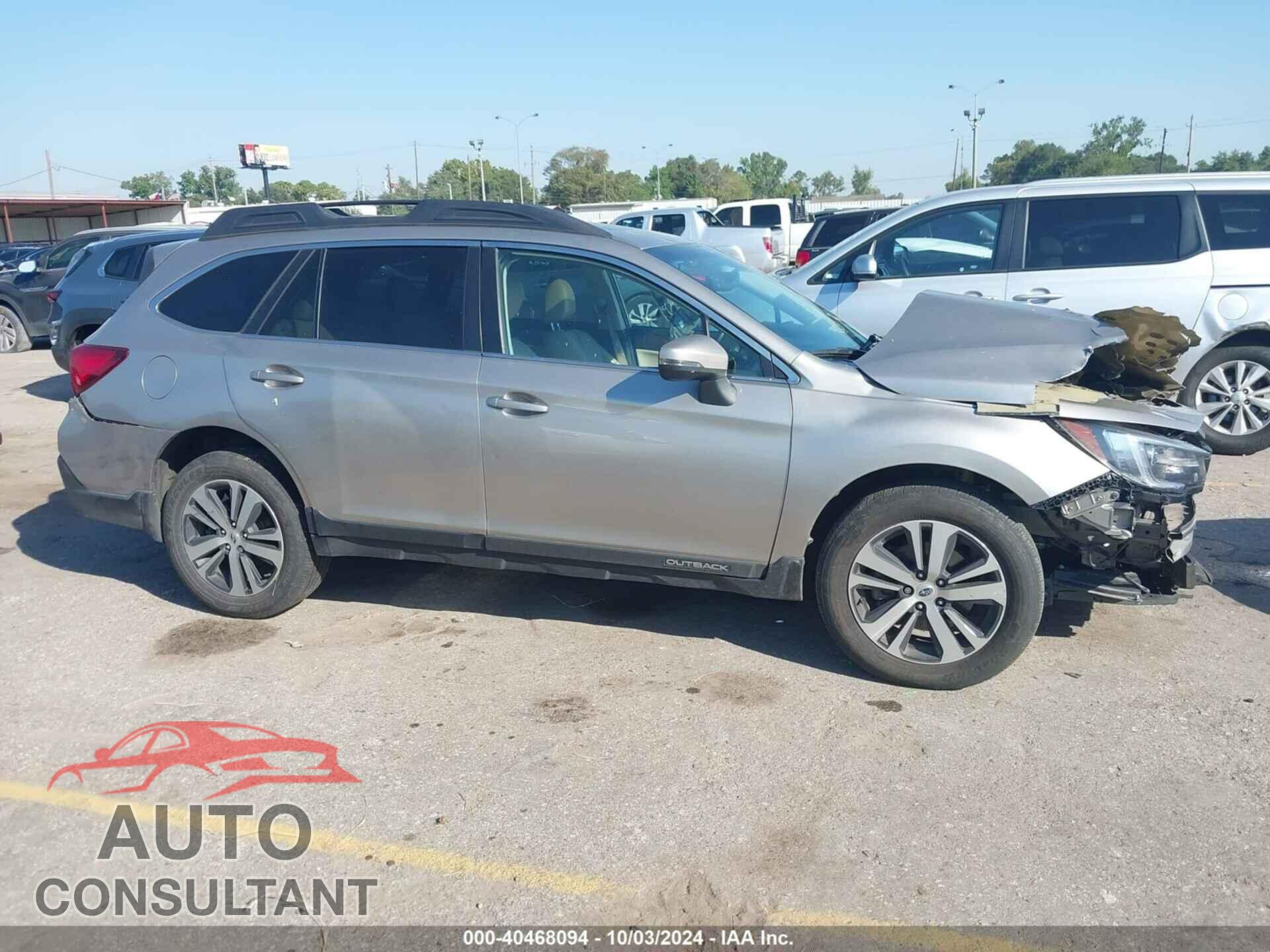 SUBARU OUTBACK 2019 - 4S4BSENC3K3208180