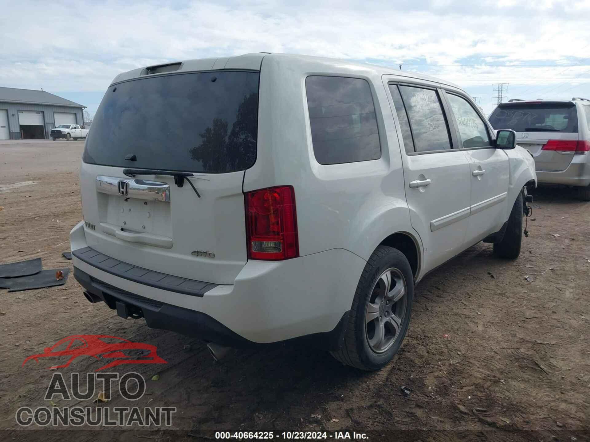 HONDA PILOT 2012 - 5FNYF4H51CB083923