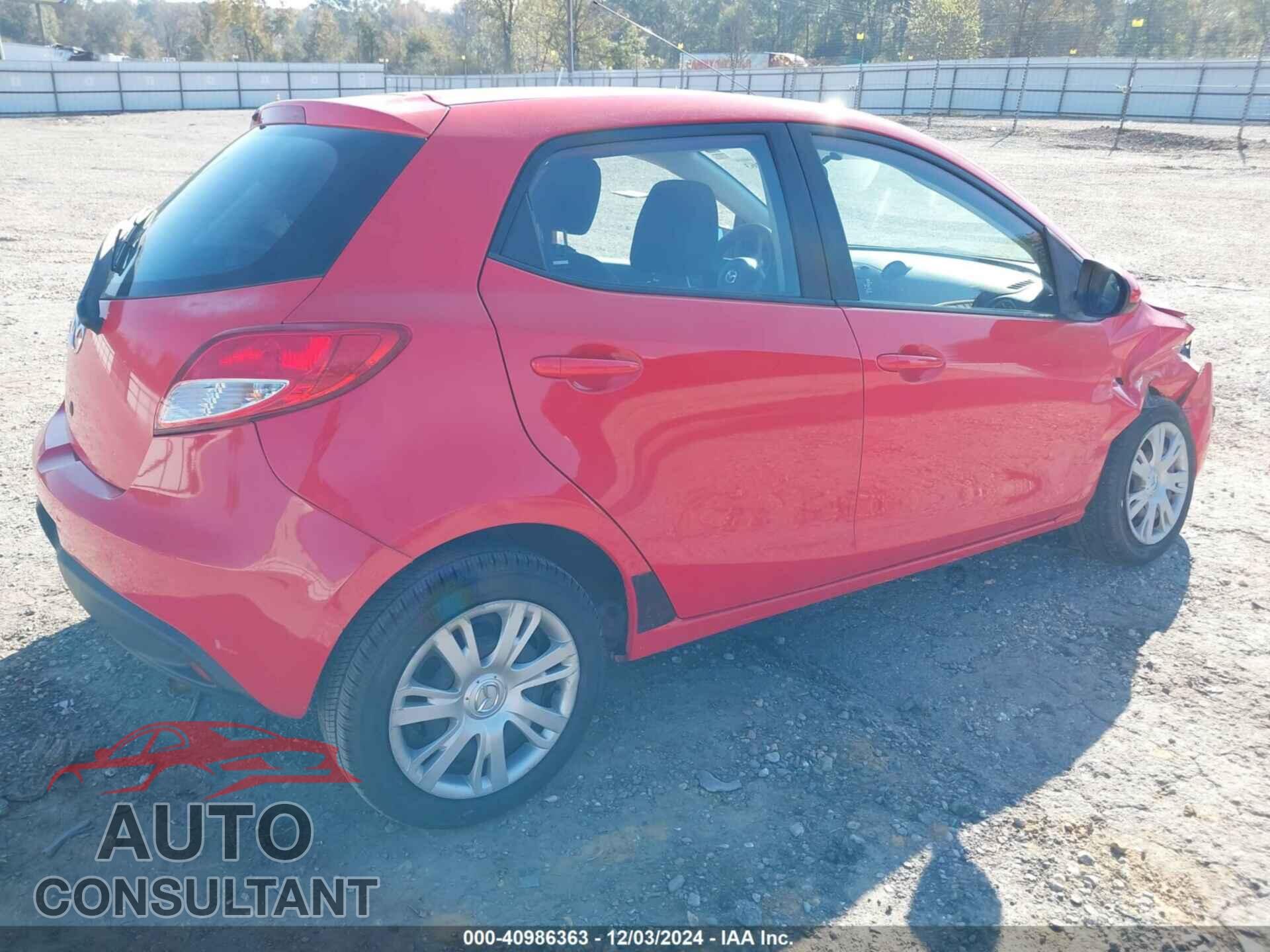 MAZDA MAZDA2 2011 - JM1DE1HY4B0126366