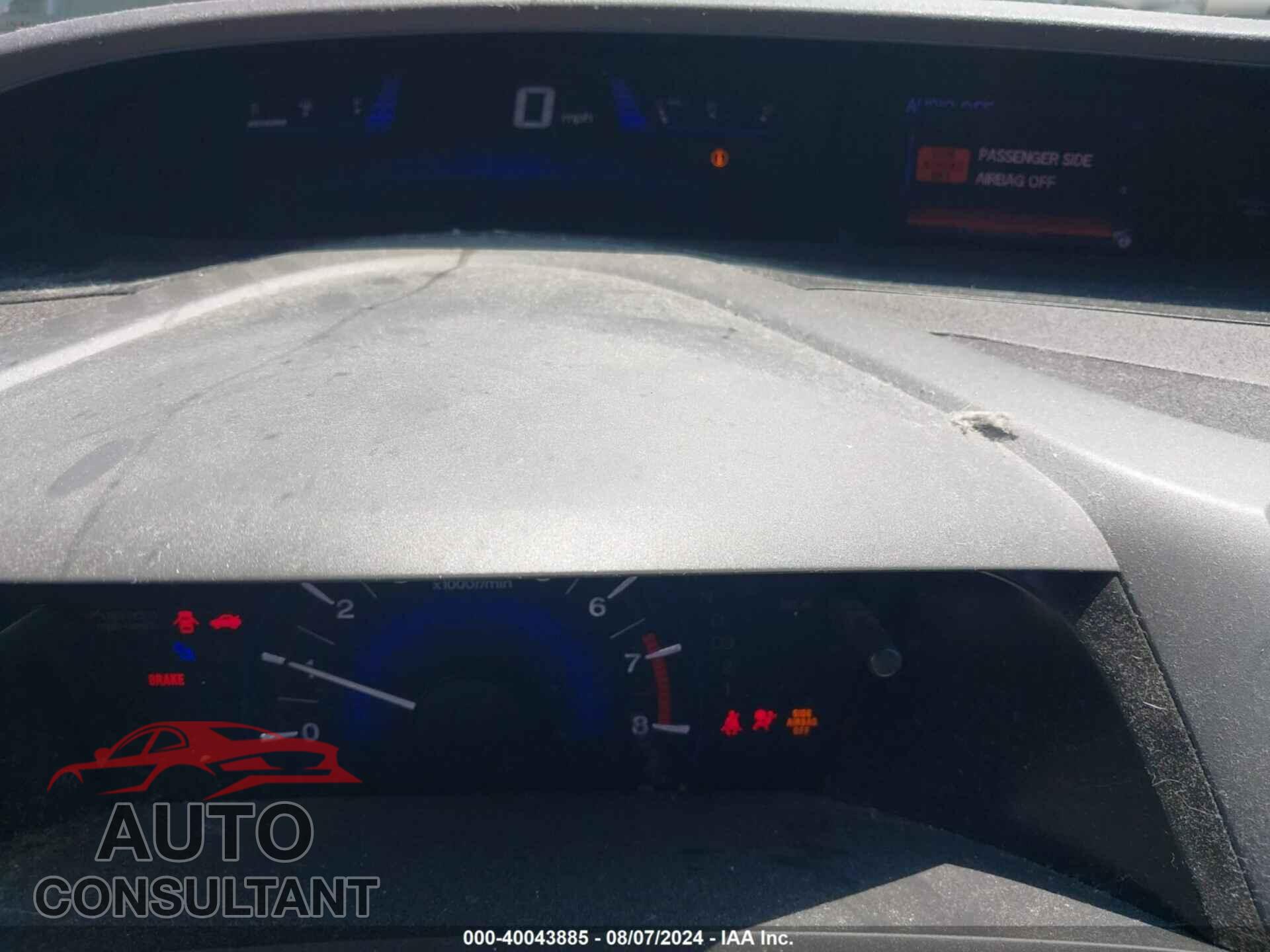 HONDA CIVIC 2012 - 19XFB2F59CE037112