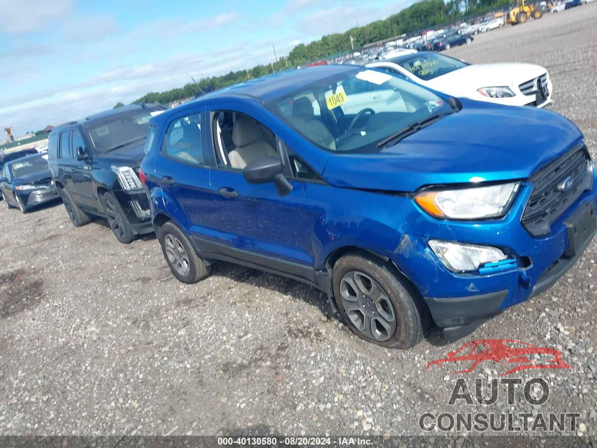 FORD ECOSPORT 2018 - MAJ6P1SL7JC221054