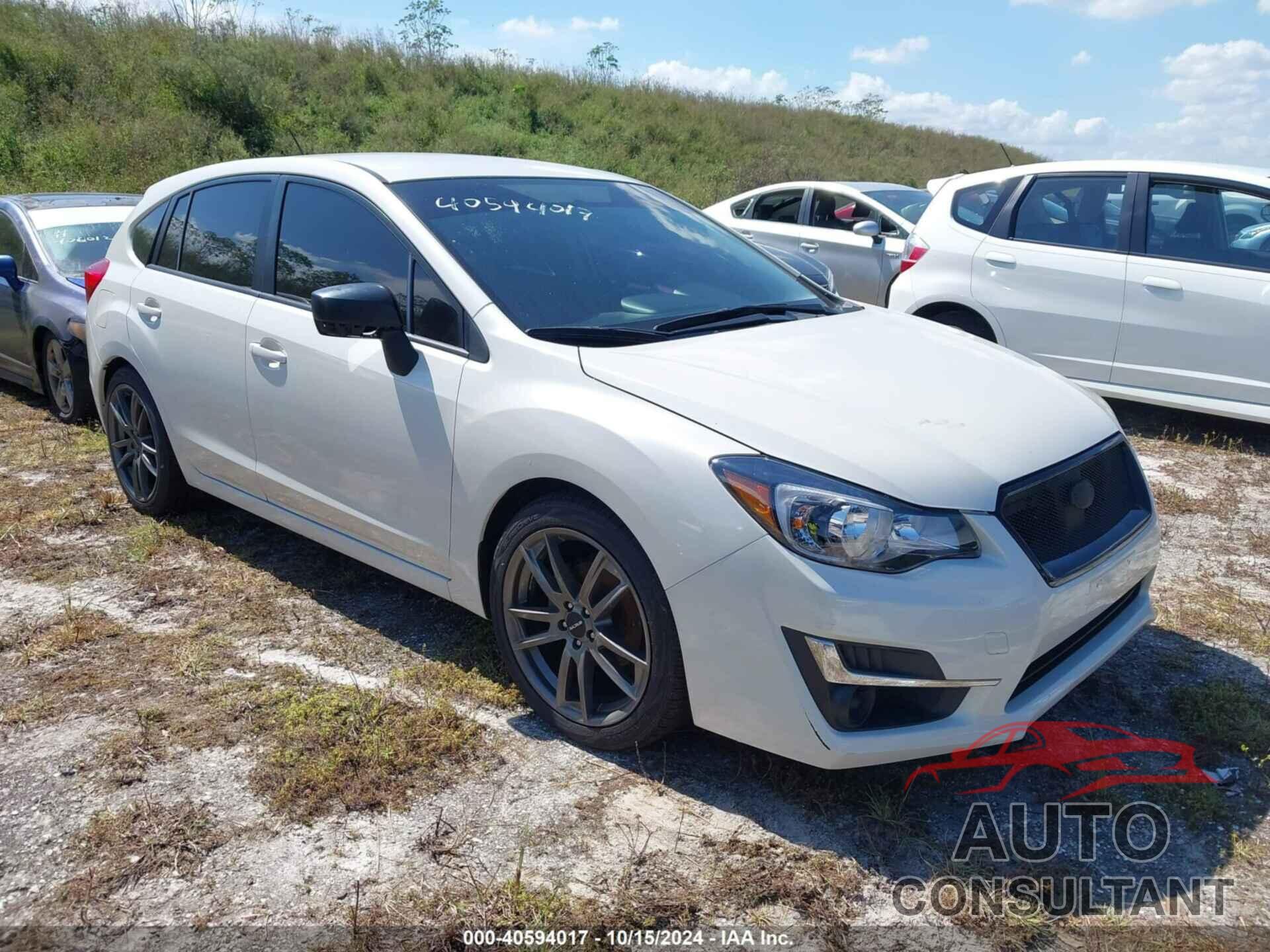 SUBARU IMPREZA 2016 - JF1GPAA61G9279148