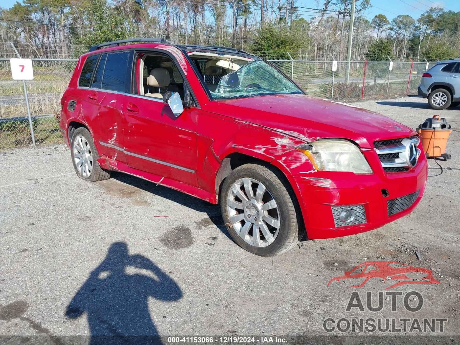 MERCEDES-BENZ GLK-CLASS 2010 - WDCGG5GB5AF454185