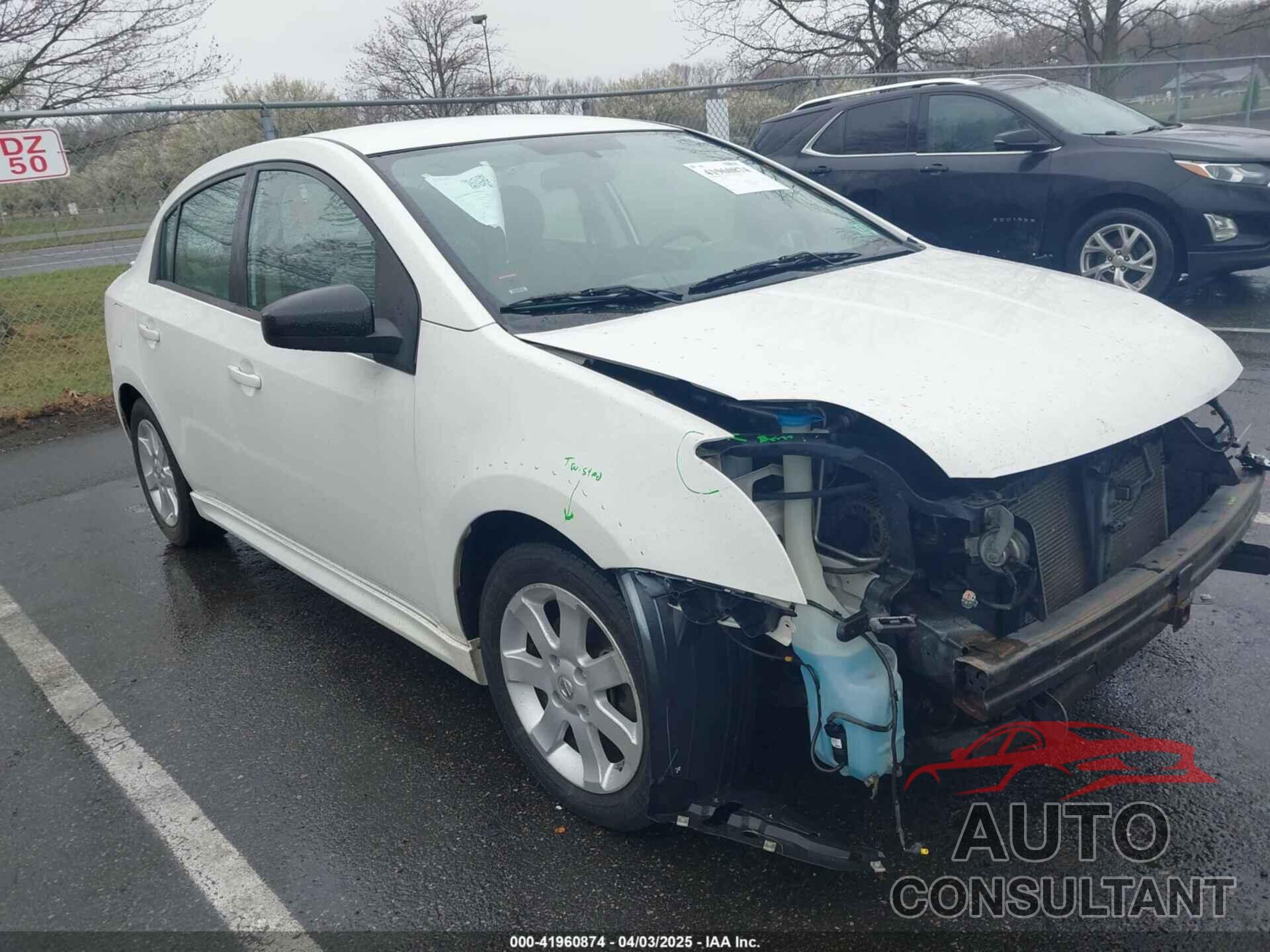 NISSAN SENTRA 2012 - 3N1AB6AP2CL662024