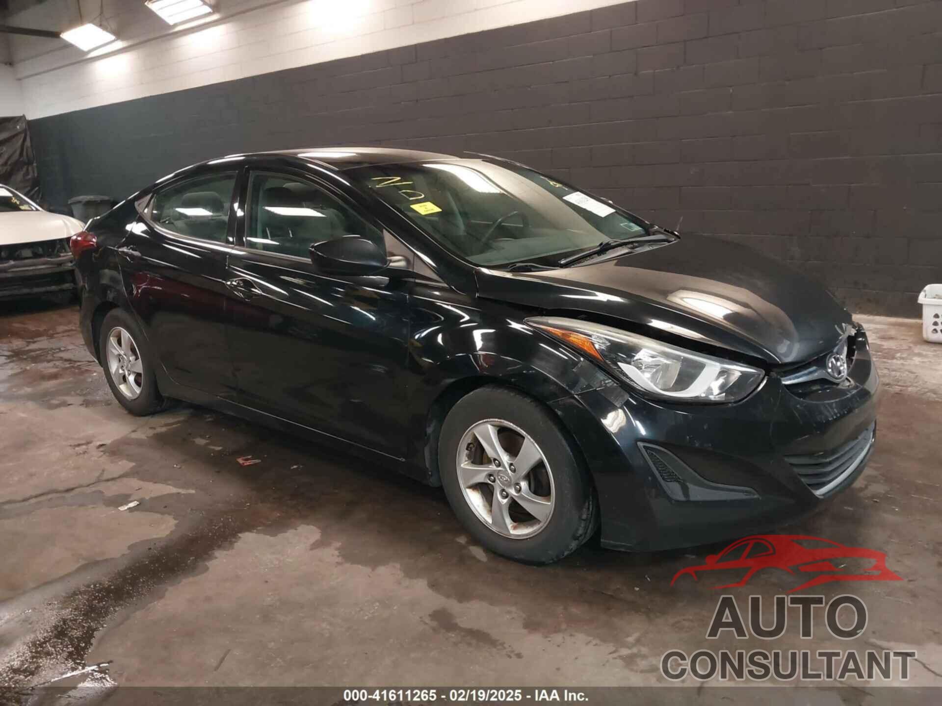 HYUNDAI ELANTRA 2014 - KMHDH4AEXEU217305