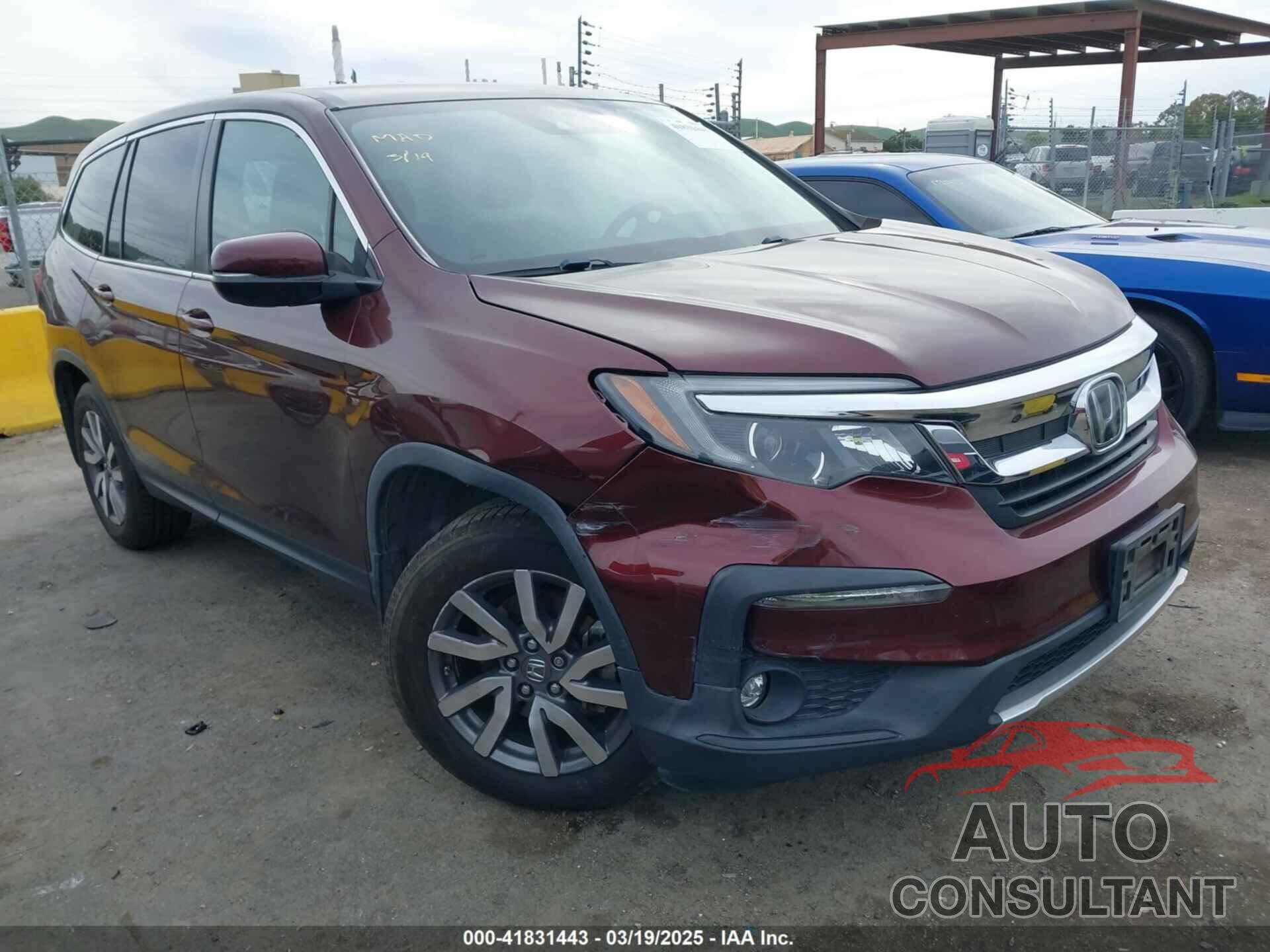 HONDA PILOT 2019 - 5FNYF5H39KB041230