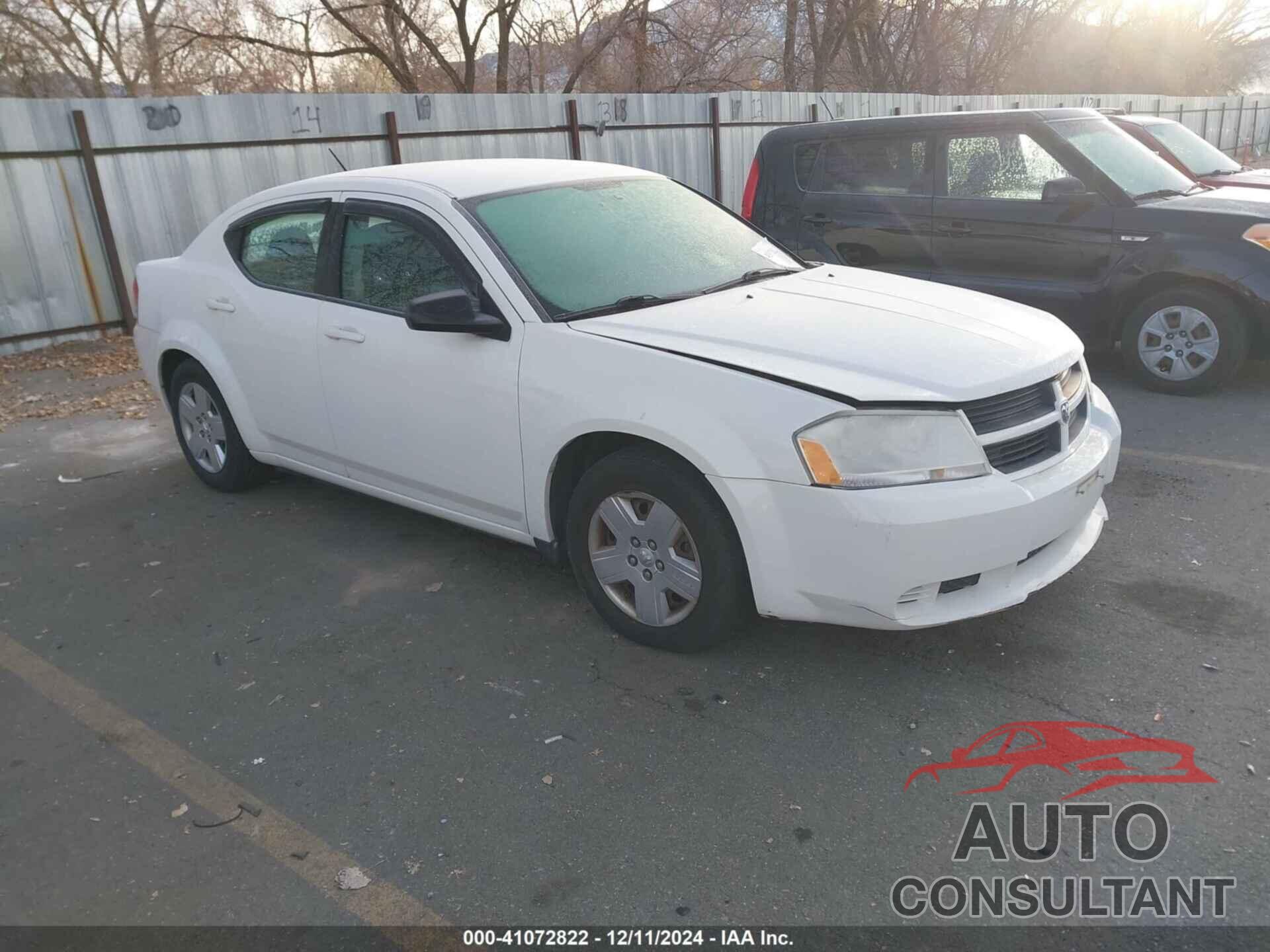 DODGE AVENGER 2010 - 1B3CC4FB8AN135513