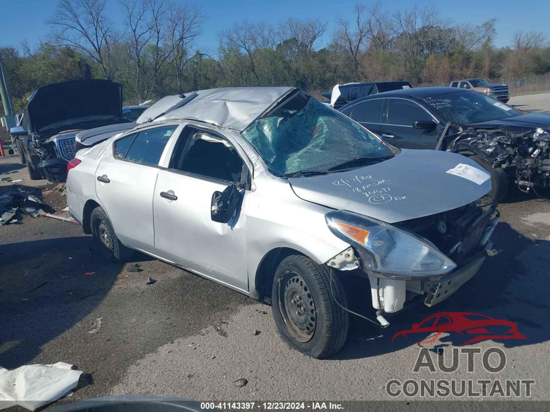 NISSAN VERSA 2018 - 3N1CN7APXJL801691
