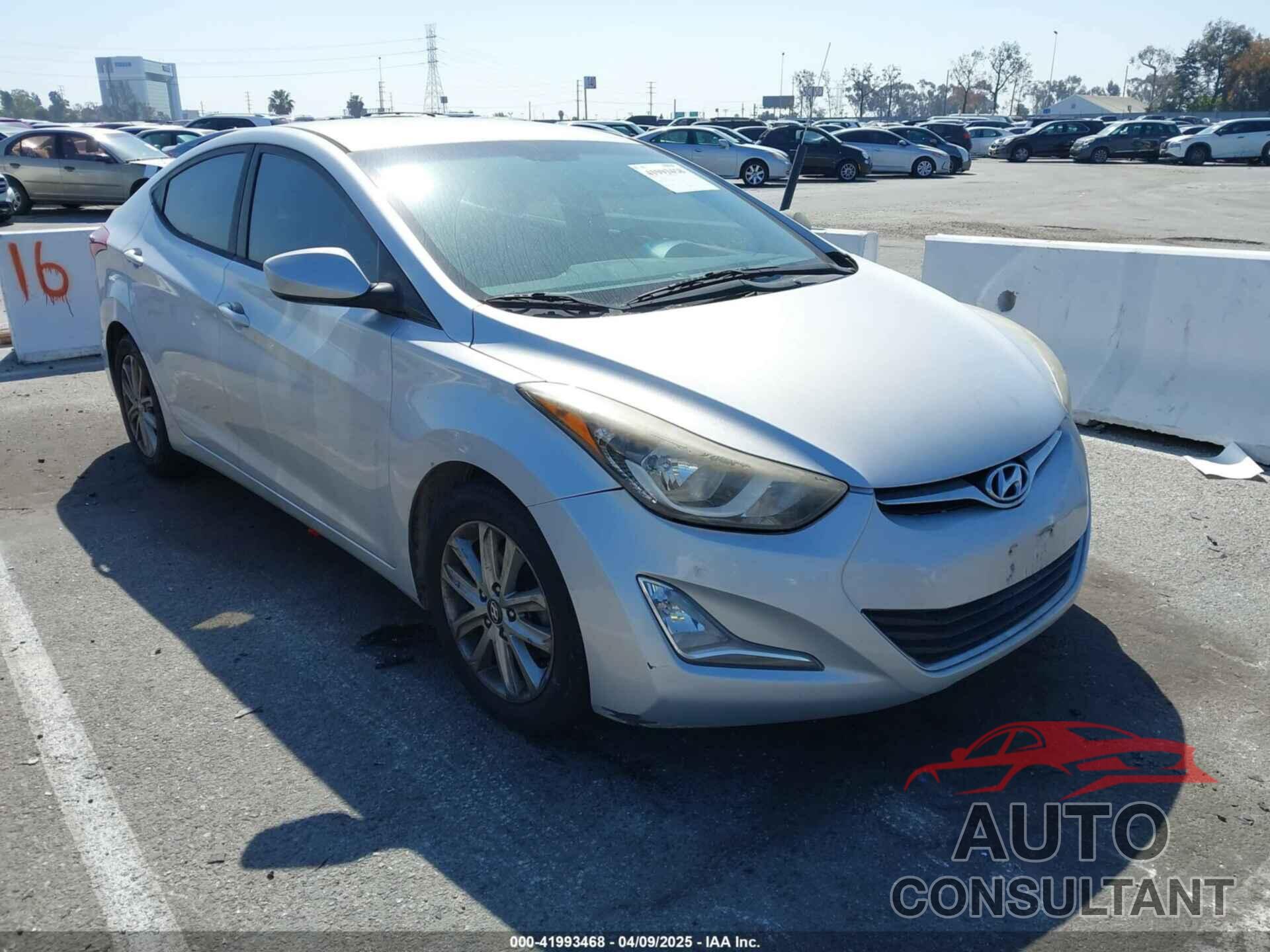 HYUNDAI ELANTRA 2016 - 5NPDH4AE6GH731234