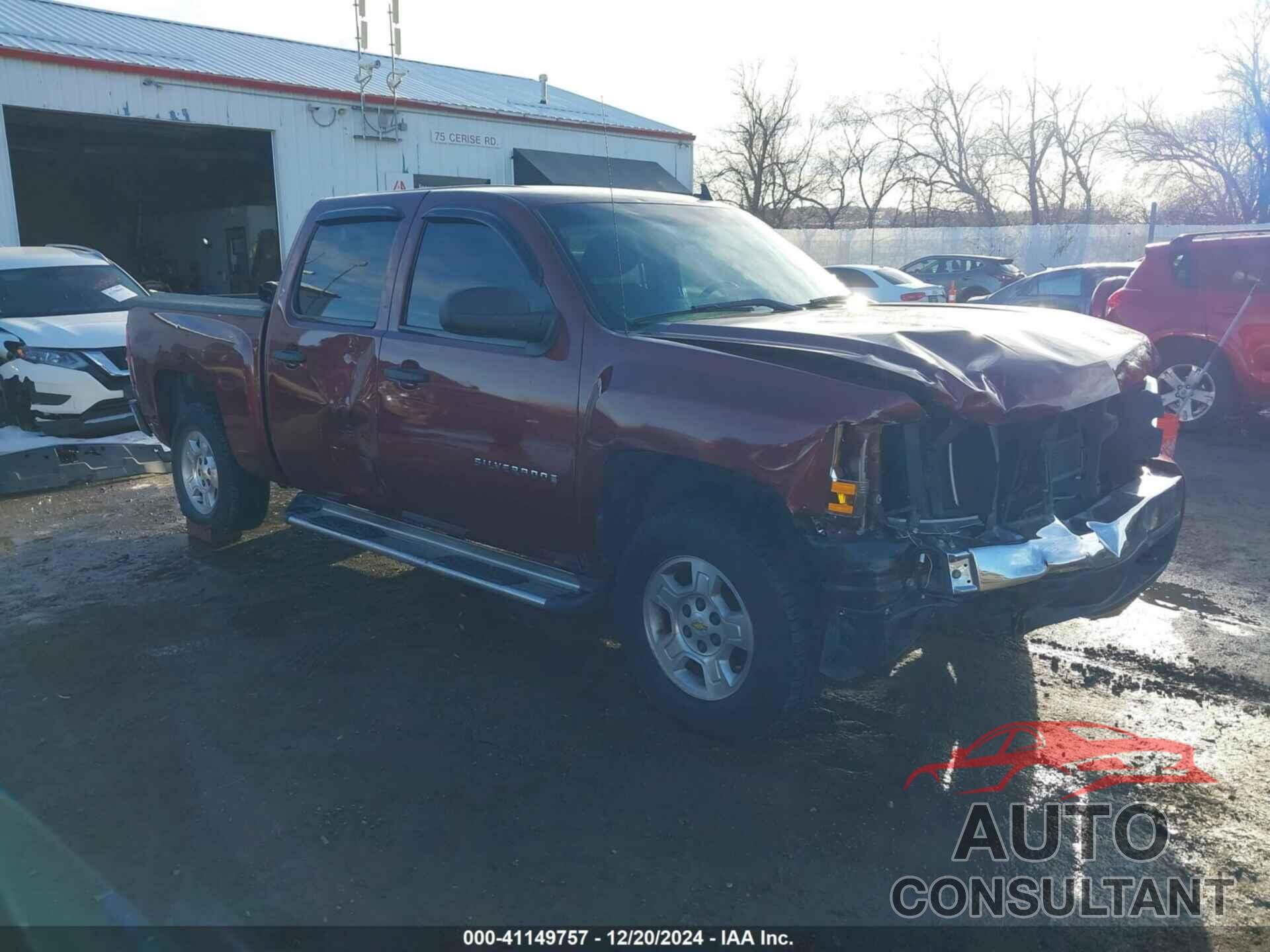 CHEVROLET SILVERADO 1500 2009 - 3GCEK23349G147528