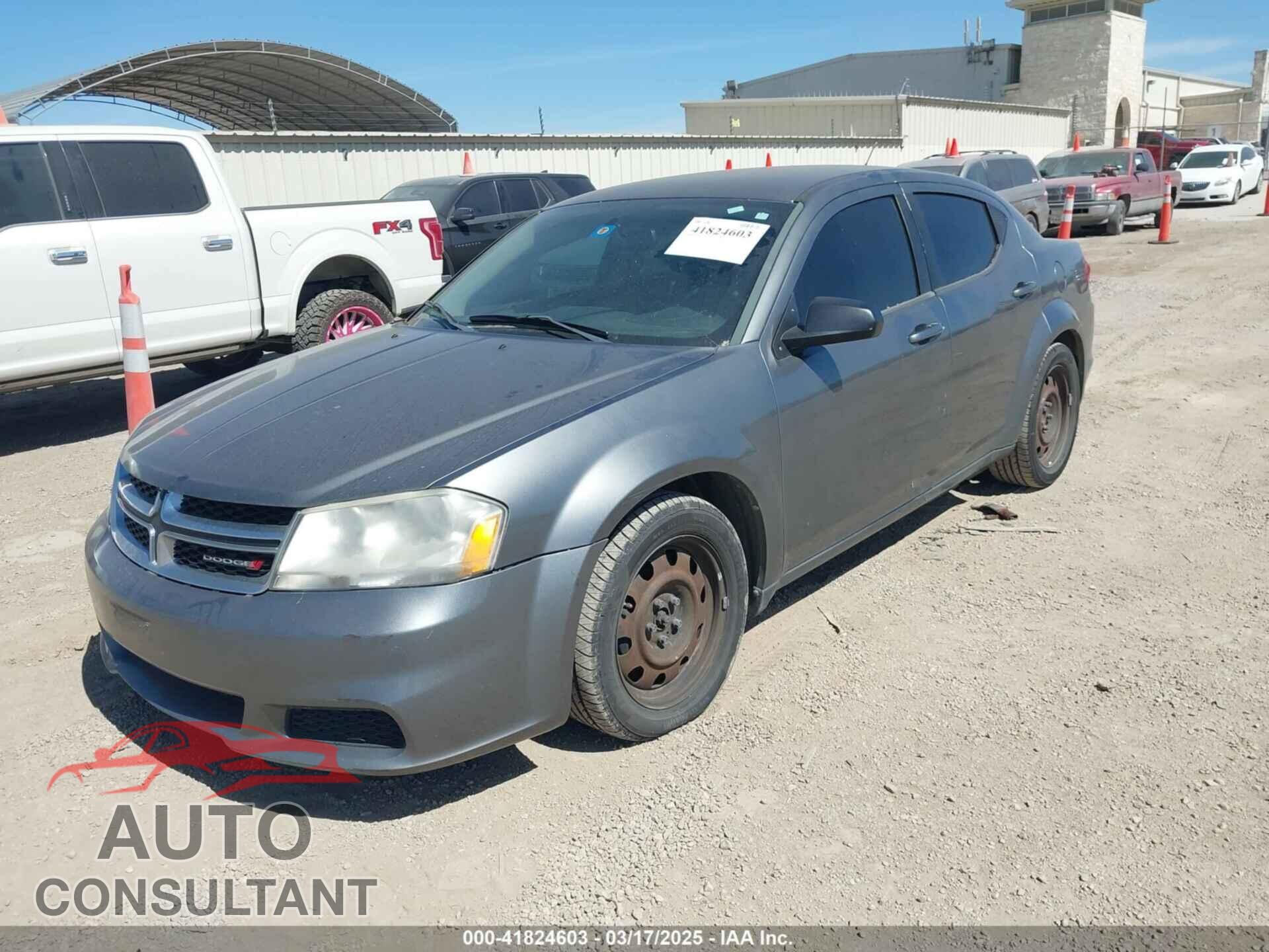 DODGE AVENGER 2013 - 1C3CDZAG9DN750737