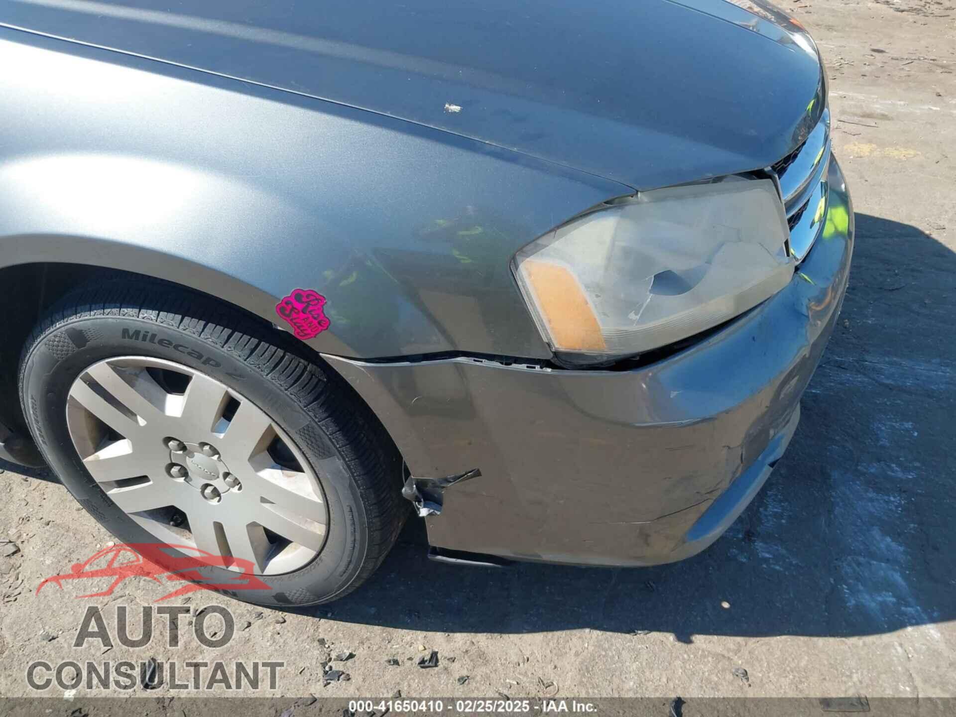 DODGE AVENGER 2013 - 1C3CDZAB2DN627219