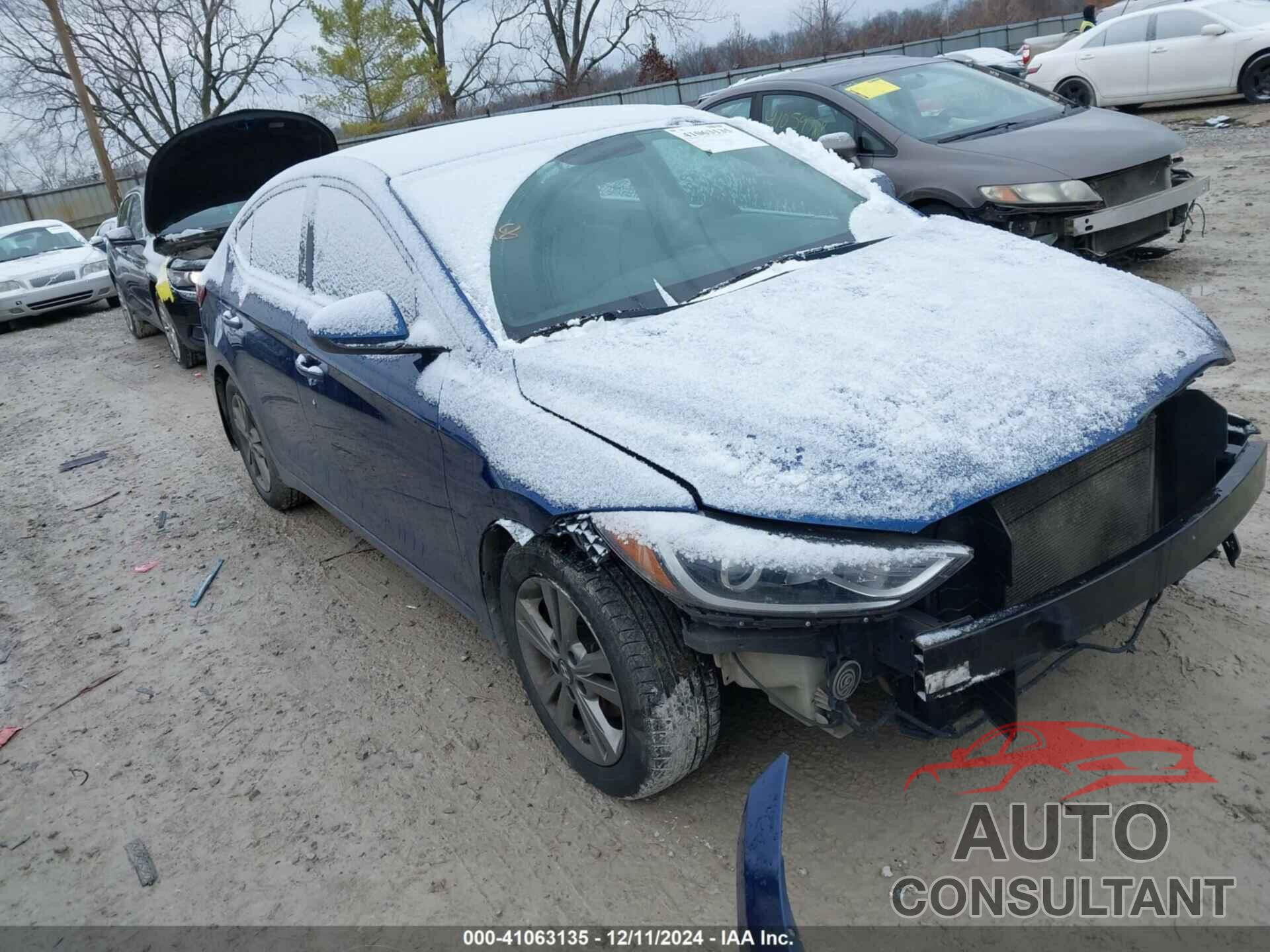 HYUNDAI ELANTRA 2018 - 5NPD84LFXJH251002