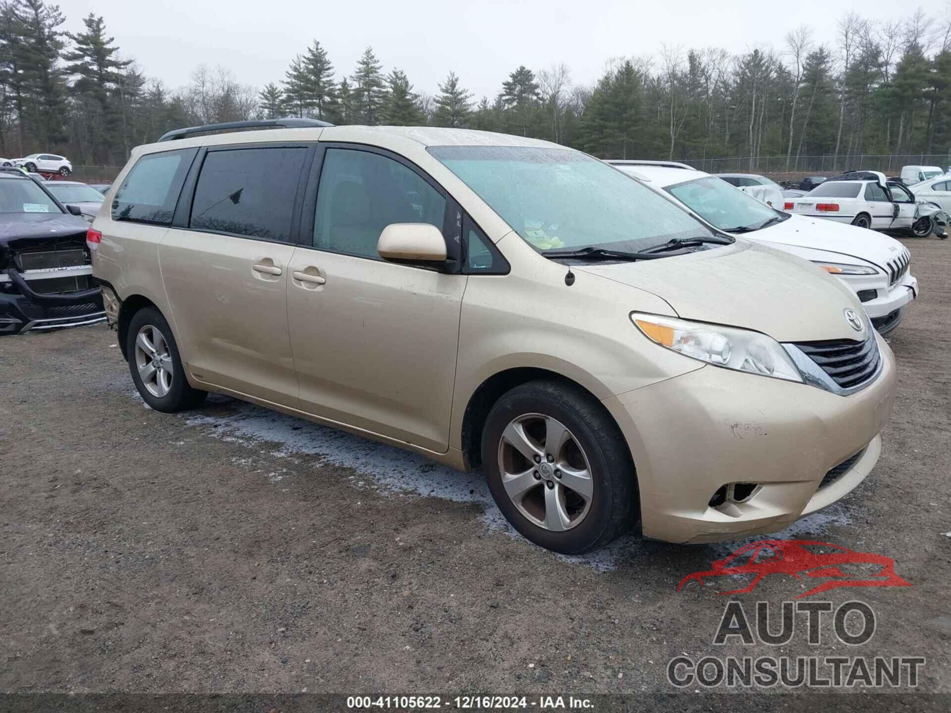 TOYOTA SIENNA 2013 - 5TDKK3DC0DS353687