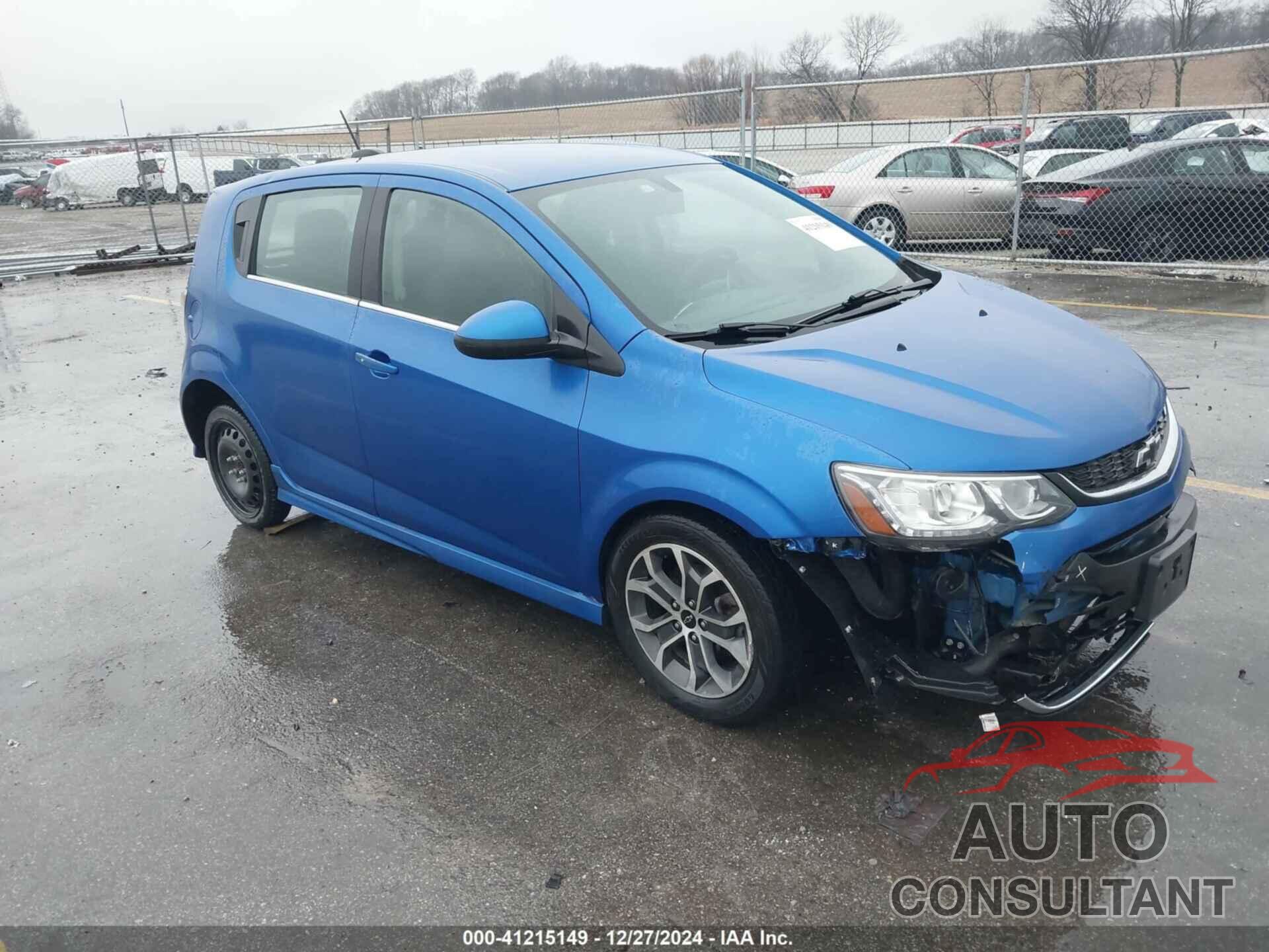 CHEVROLET SONIC 2020 - 1G1JD6SB4L4107200