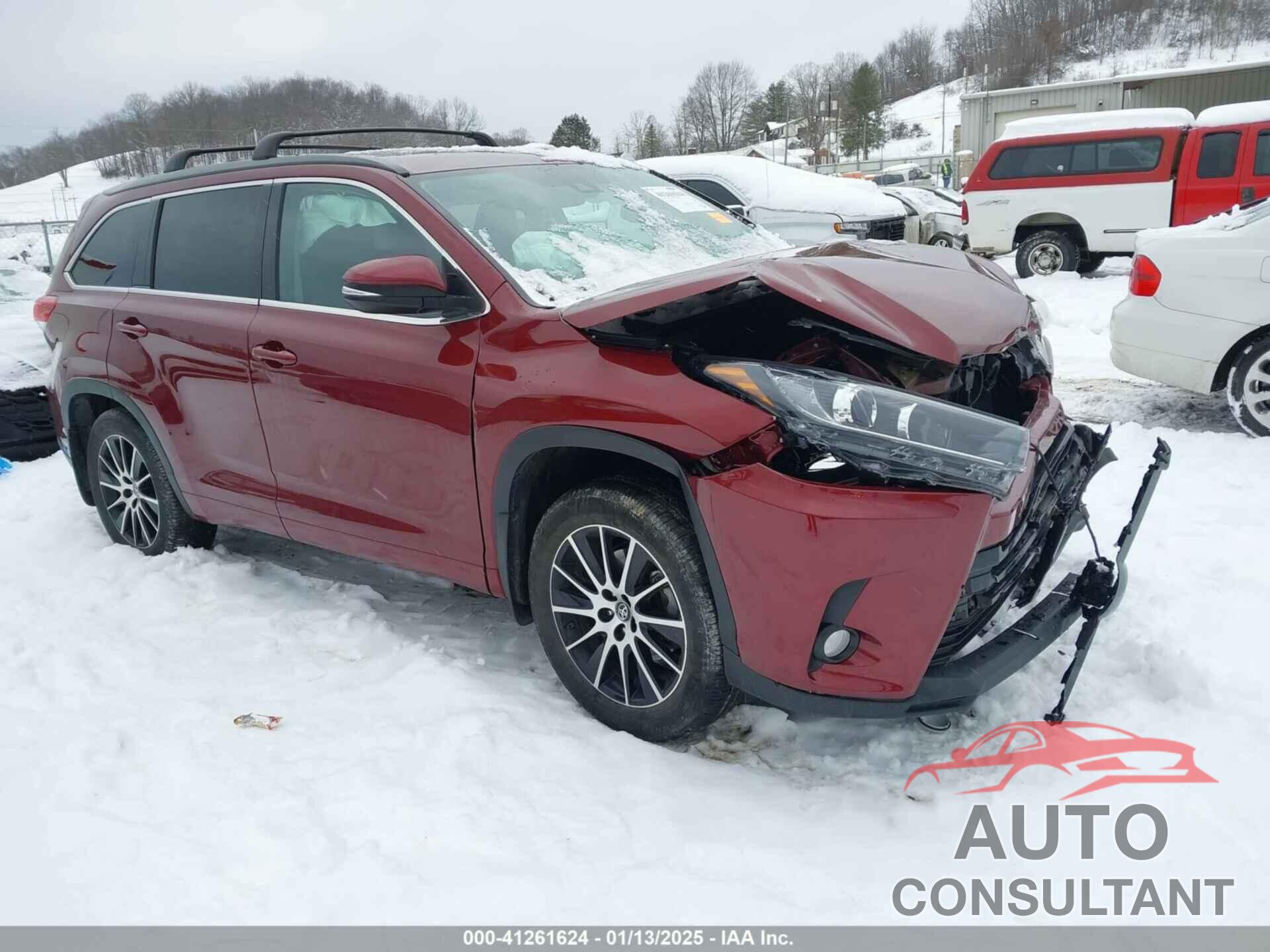 TOYOTA HIGHLANDER 2017 - 5TDJZRFH4HS414807