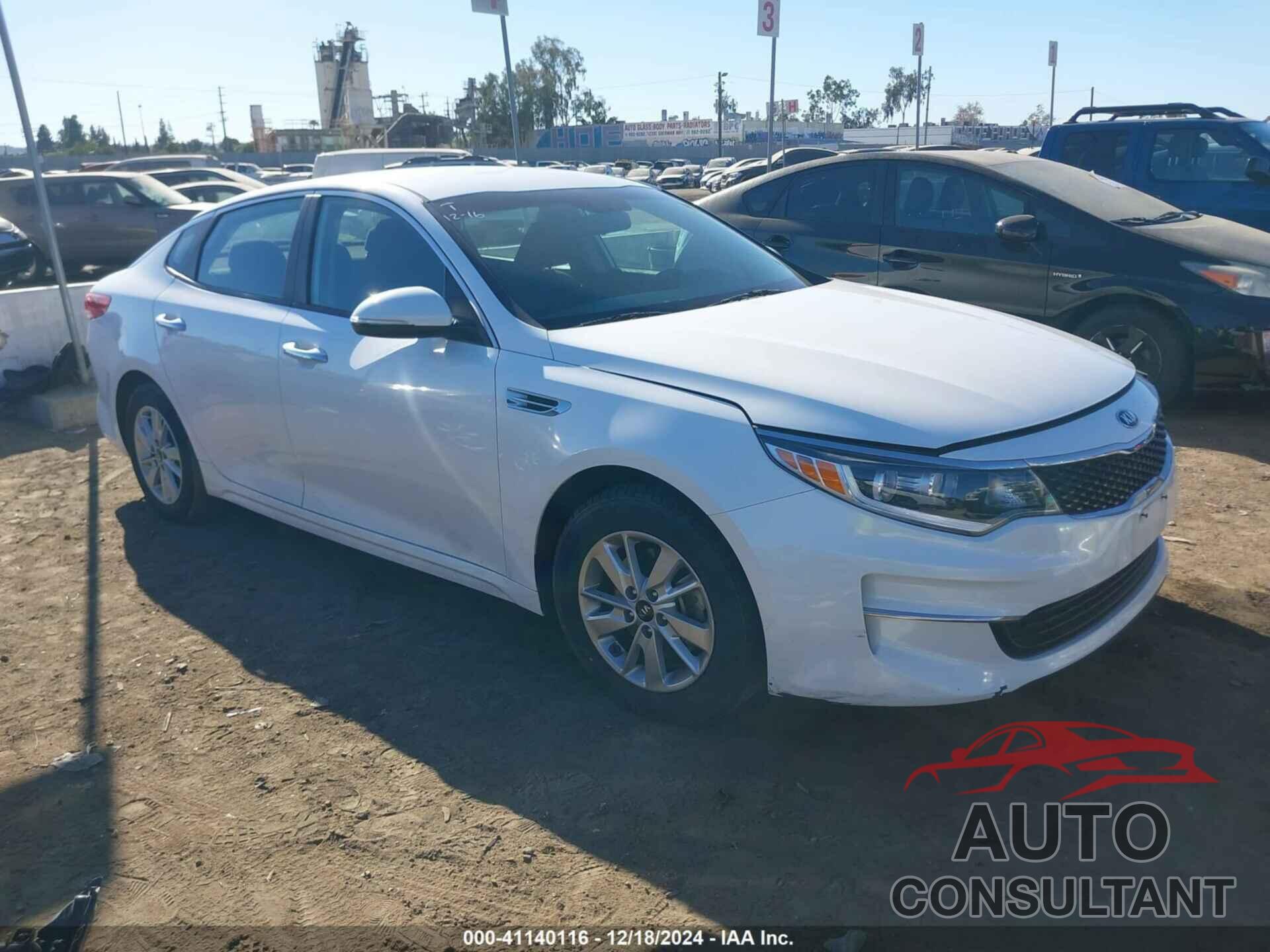 KIA OPTIMA 2016 - KNAGT4L38G5101672