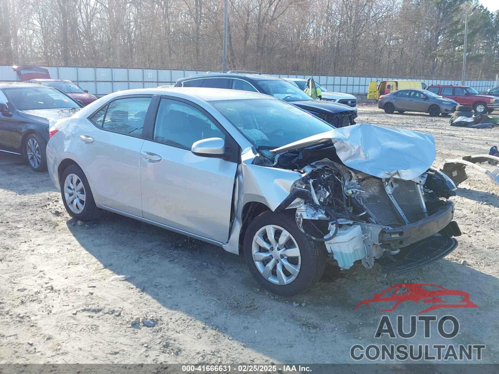 TOYOTA COROLLA 2015 - 2T1BURHE3FC481037