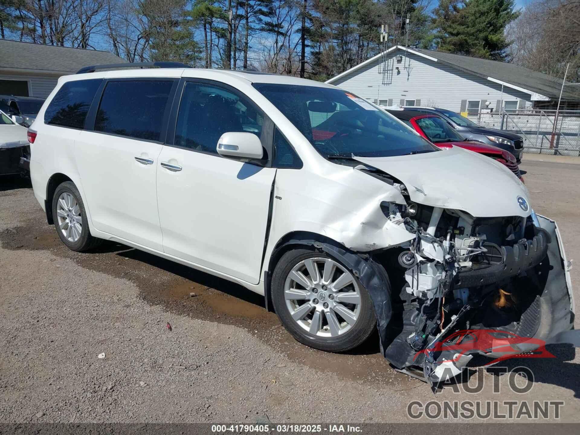 TOYOTA SIENNA 2017 - 5TDDZ3DC8HS176753