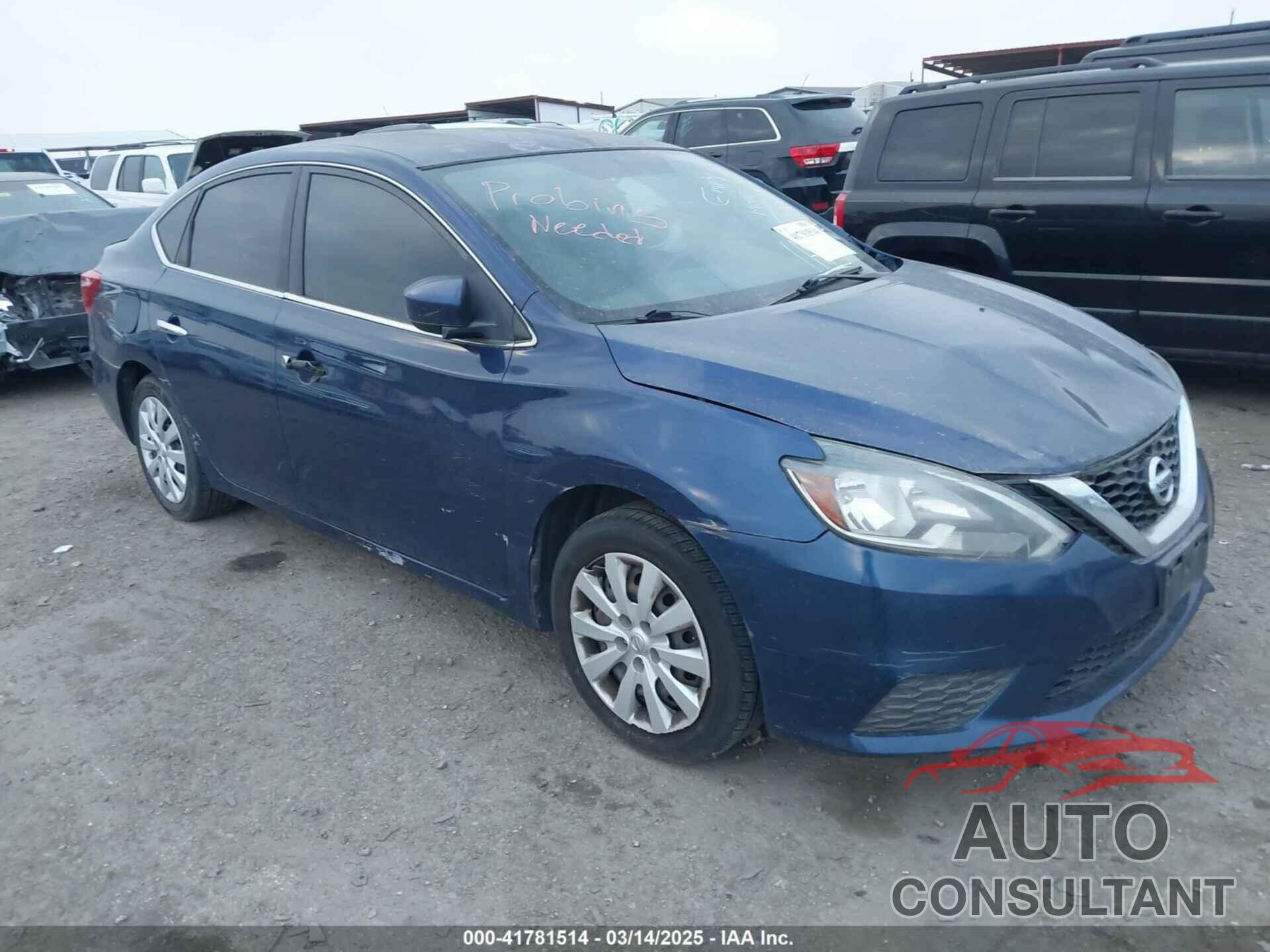 NISSAN SENTRA 2016 - 3N1AB7AP0GY241949