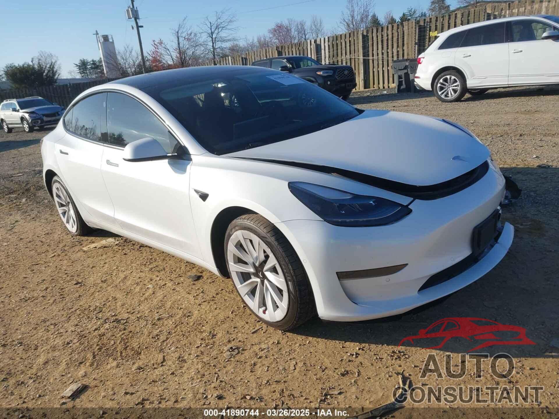 TESLA MODEL 3 2022 - 5YJ3E1EA5NF185886