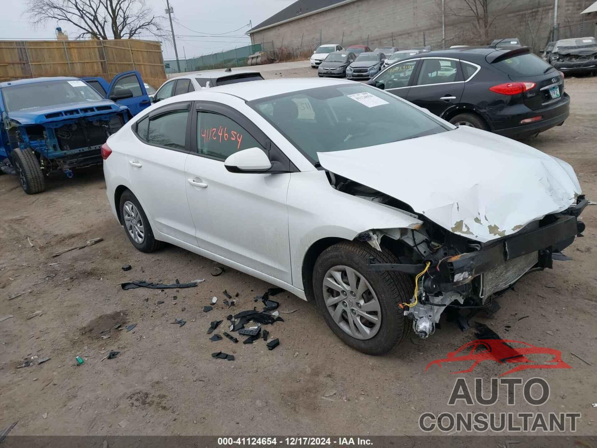 HYUNDAI ELANTRA 2017 - 5NPD74LF5HH067809
