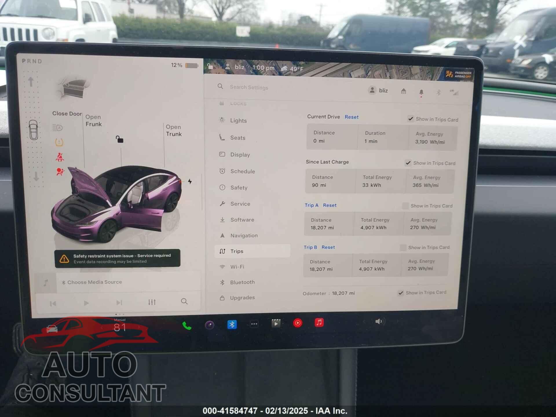 TESLA MODEL 3 2024 - 5YJ3E1EA9RF857020