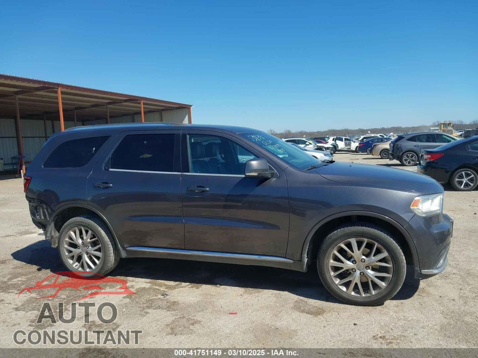 DODGE DURANGO 2016 - 1C4RDJDG9GC433365