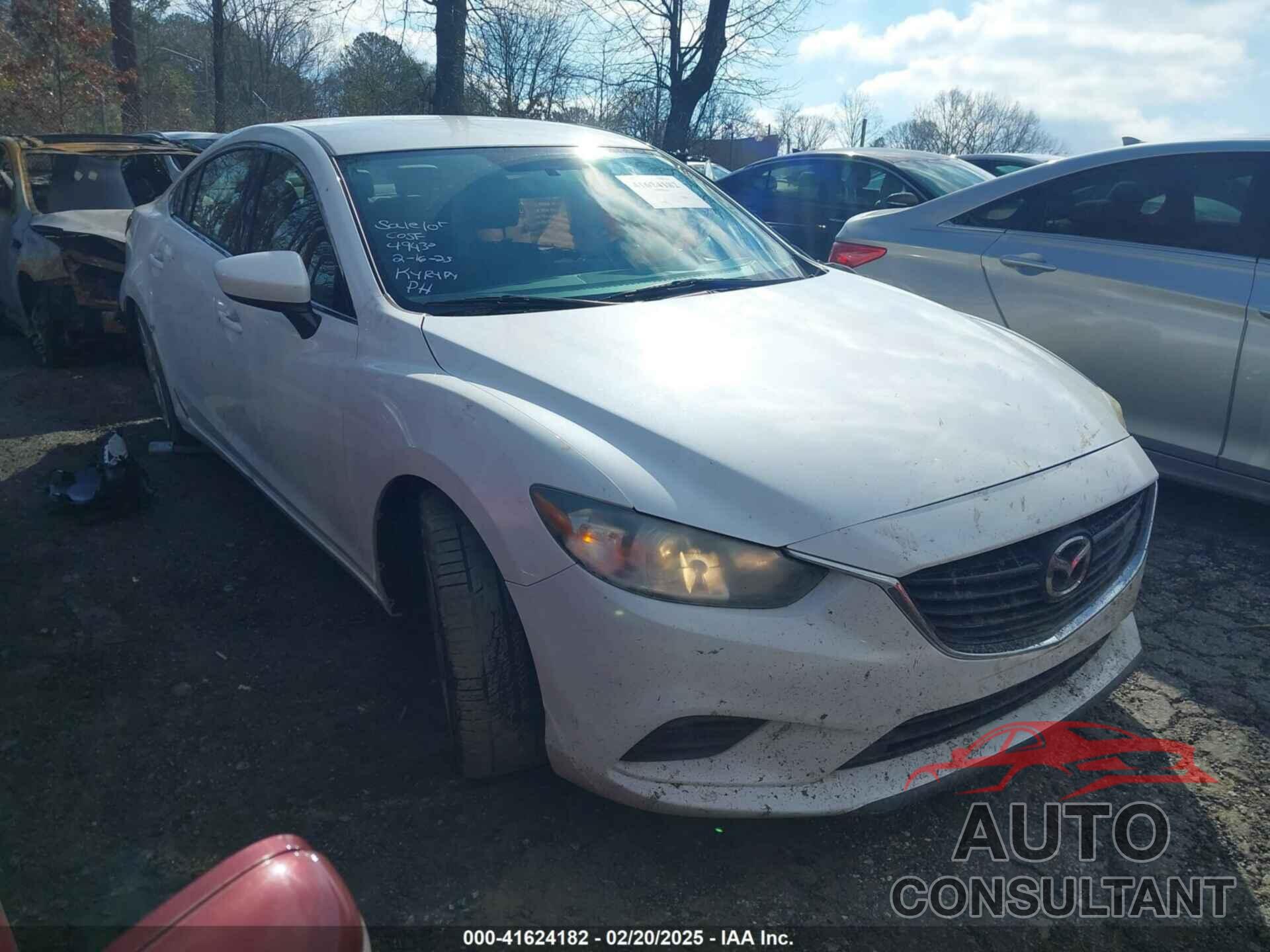MAZDA MAZDA6 2016 - JM1GJ1V54G1408611