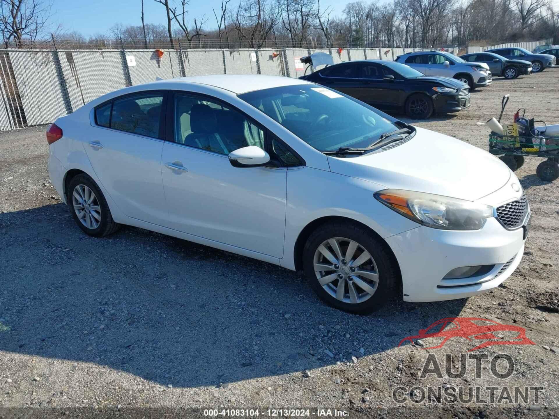 KIA FORTE 2014 - KNAFX4A8XE5106450