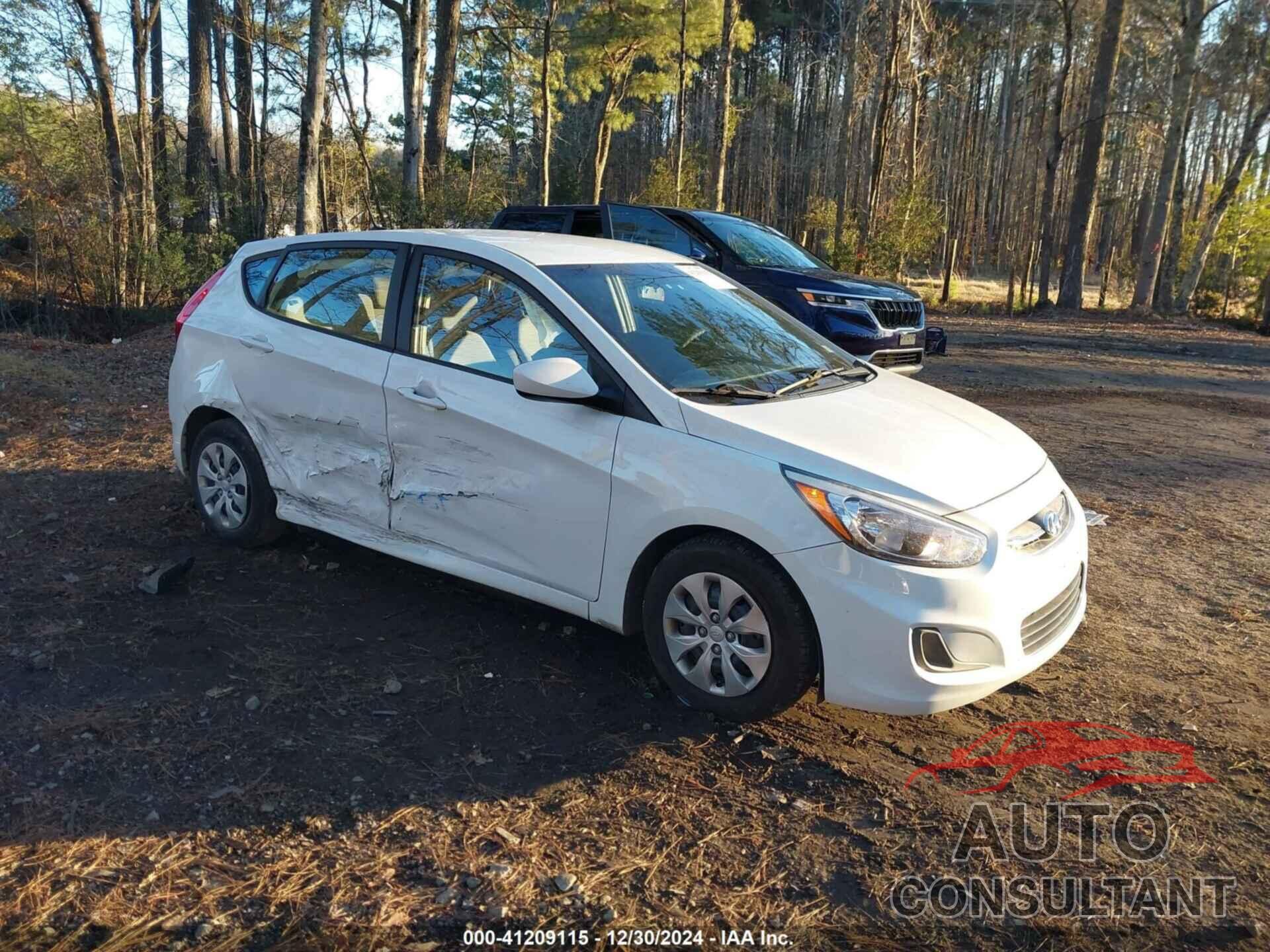 HYUNDAI ACCENT 2016 - KMHCT5AE9GU290829