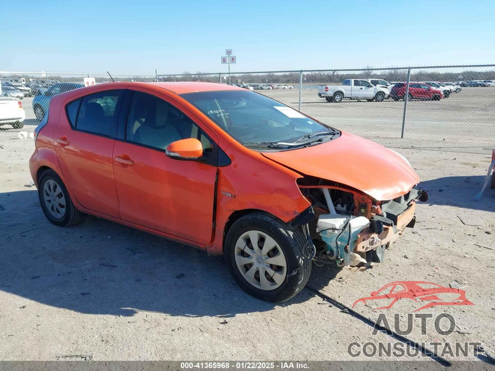 TOYOTA PRIUS C 2012 - JTDKDTB36C1021505