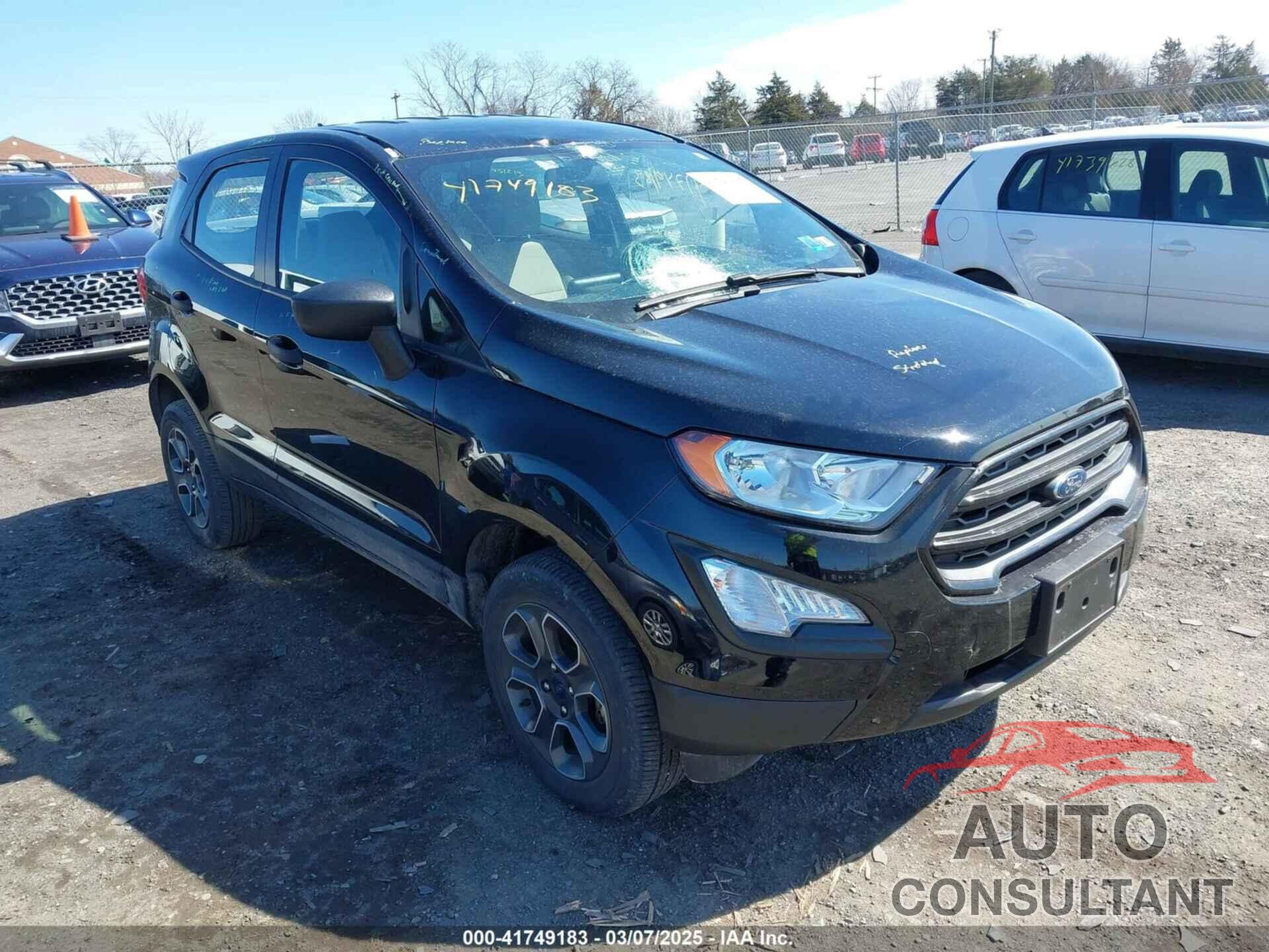 FORD ECOSPORT 2021 - MAJ6S3FL9MC402973